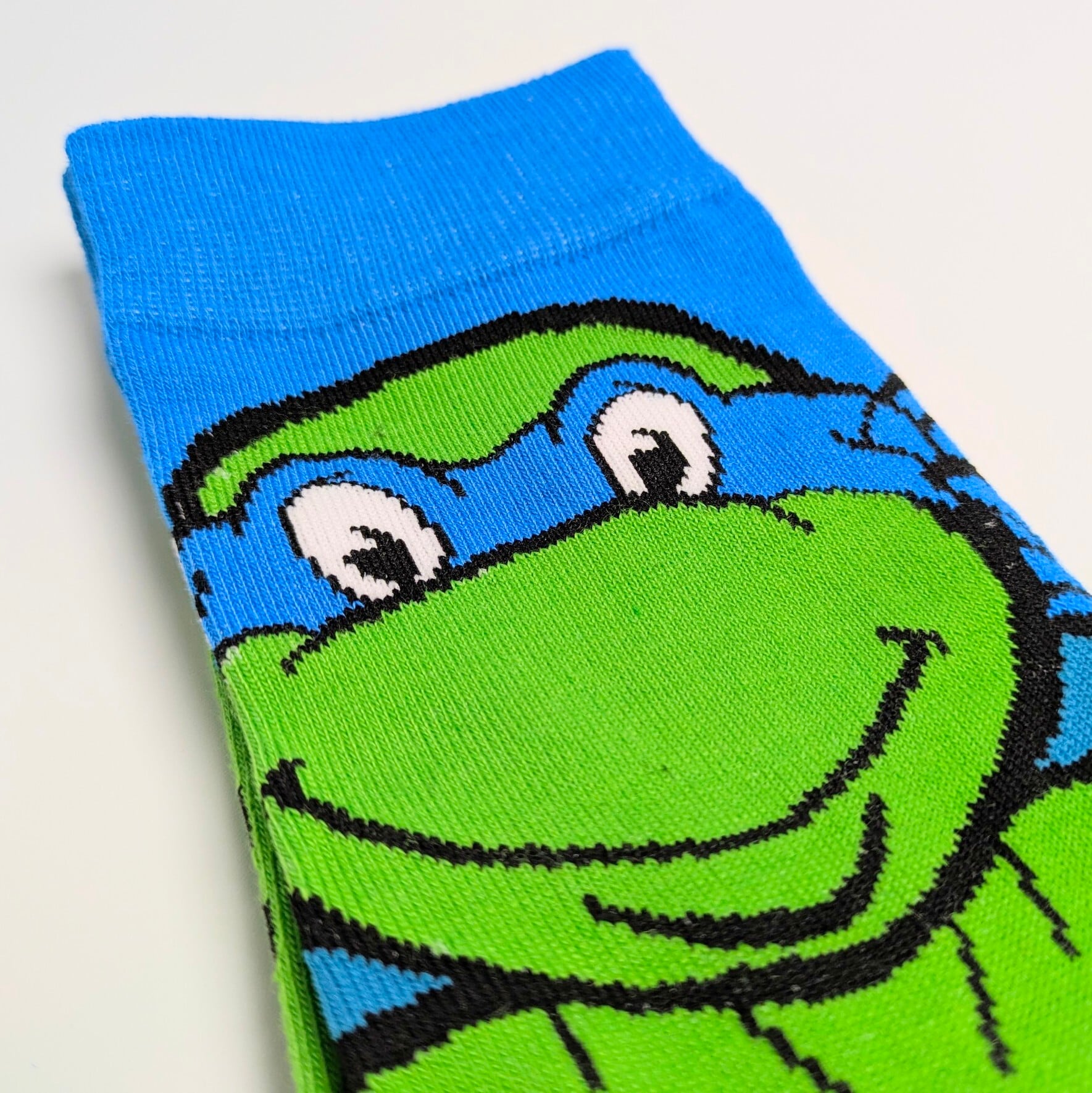 【 crew socks / クルーソックス 】『 Teenage Mutant Ninja Turtles / タートルズ / レオナルド 』 靴下 / ソックス〚アメリカン雑貨 アメトイ〛