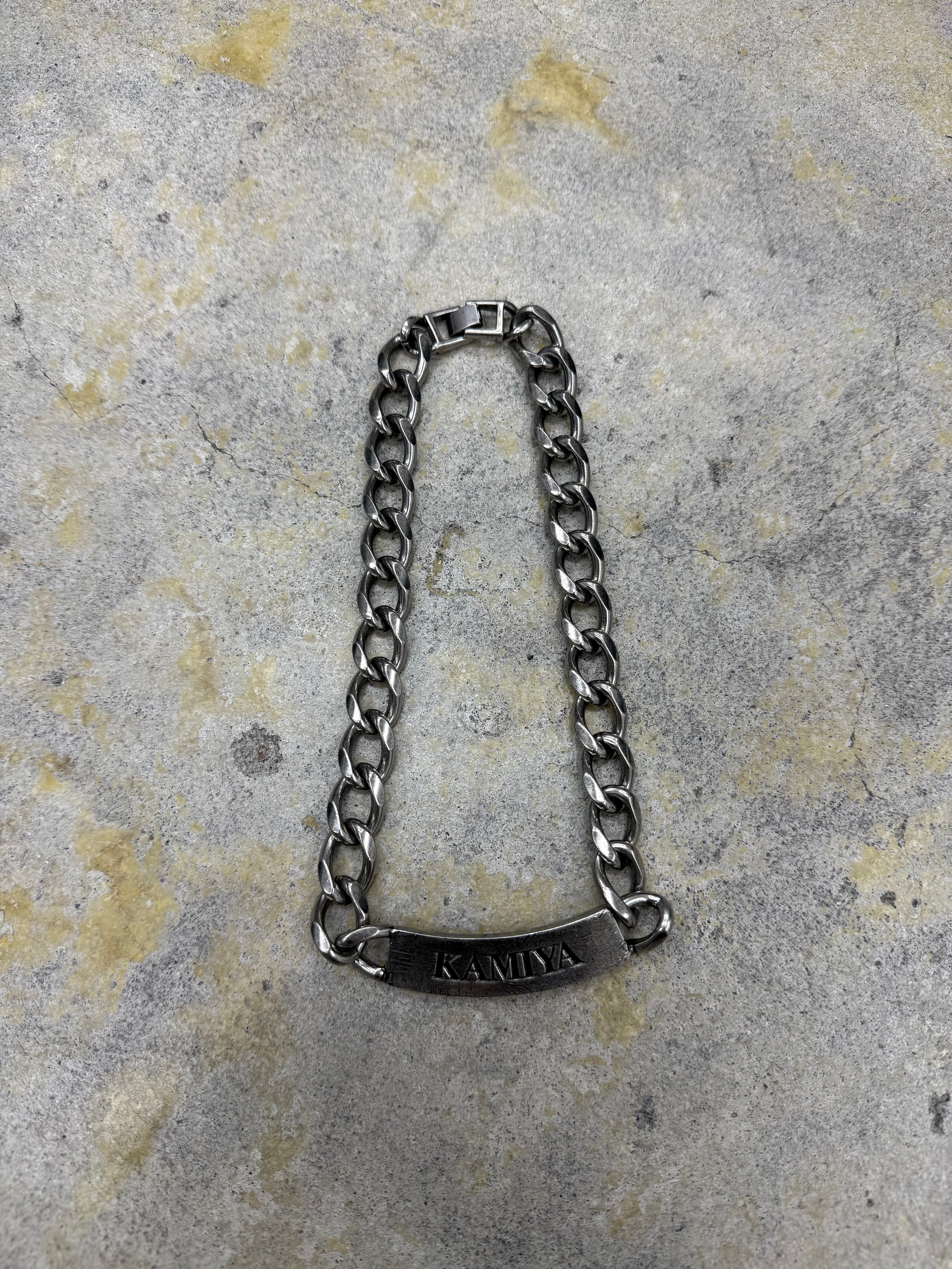 KAMIYA | “KAMIYA” ID Choker | BLACK | HOWDAY