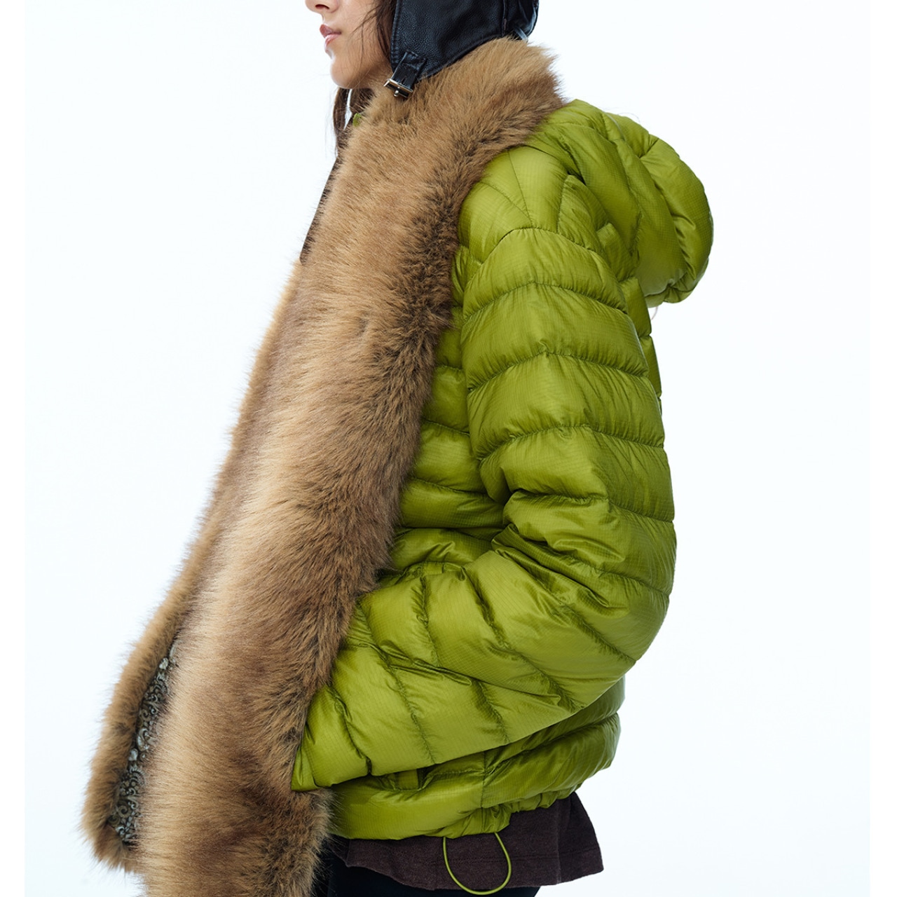 Fur Long Scarf T3904