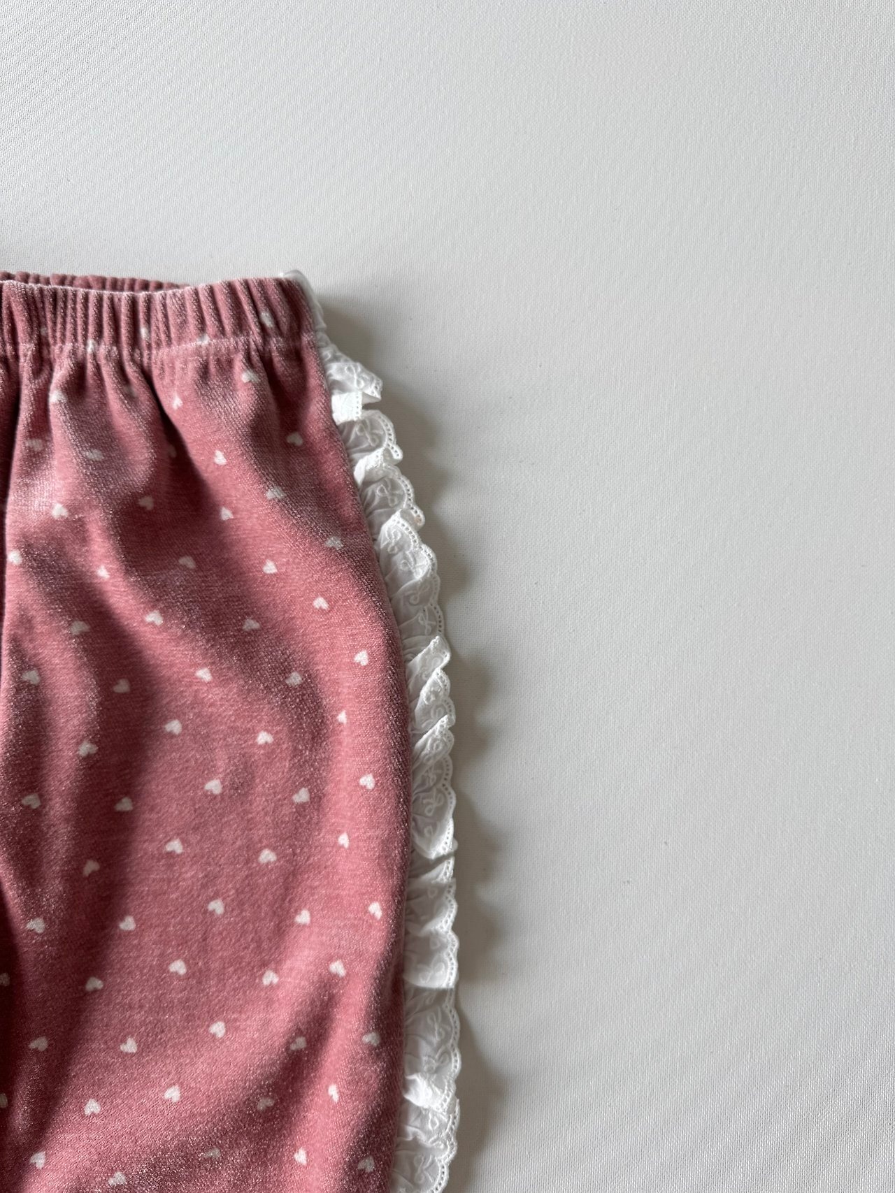 le petit mot［取寄］heart lace jogger pants 26winter