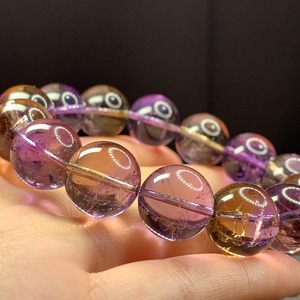 f39極上★大玉！ボリビア産・アメトリンブレスレット