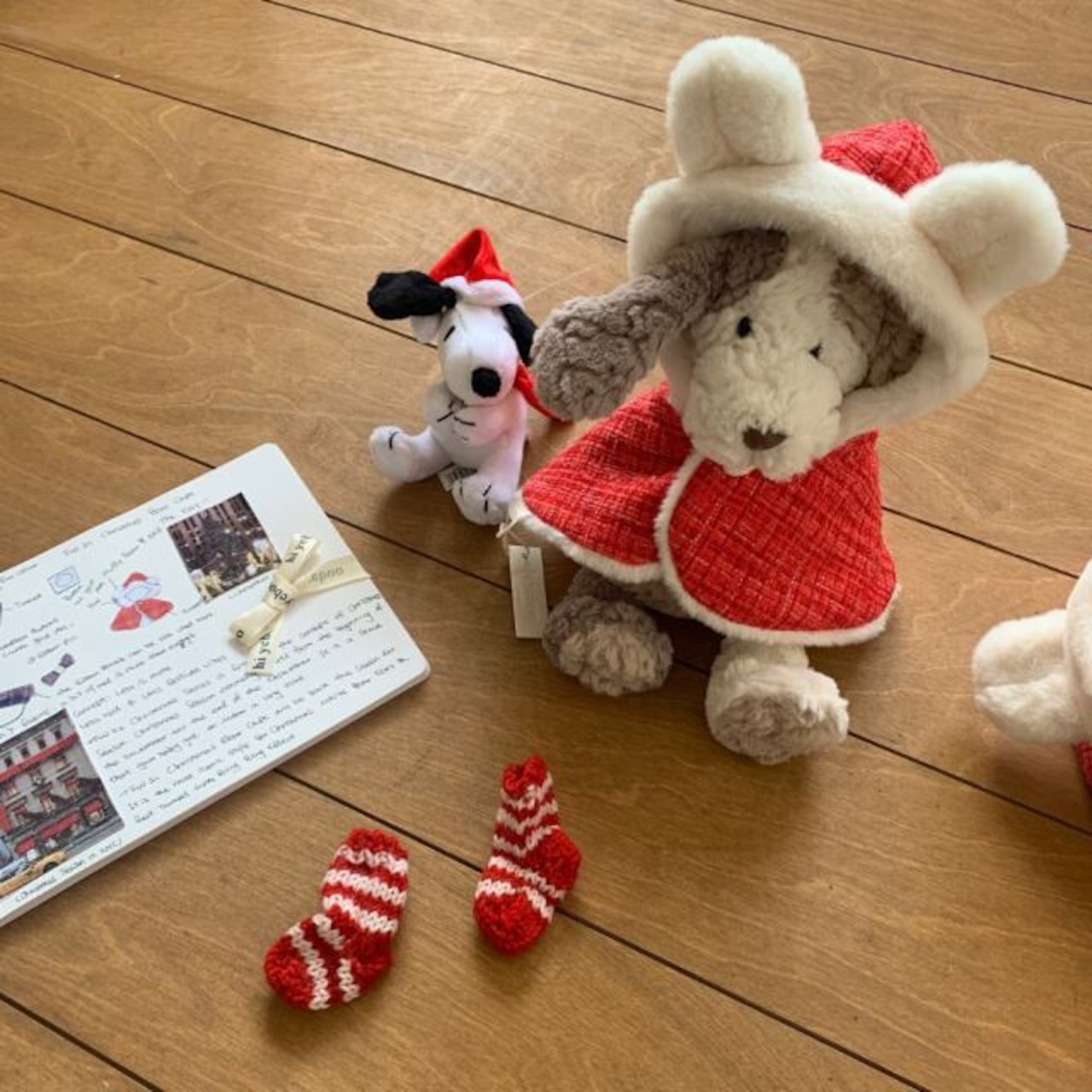 即納【Hi Yeboo】Xmas Bear Cape