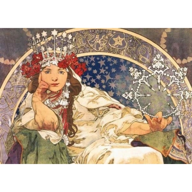 Alphonse Mucha アルフォンスミュシャ/330/メッセージカード/ポストカード　浜松雑貨屋　C0pernicus