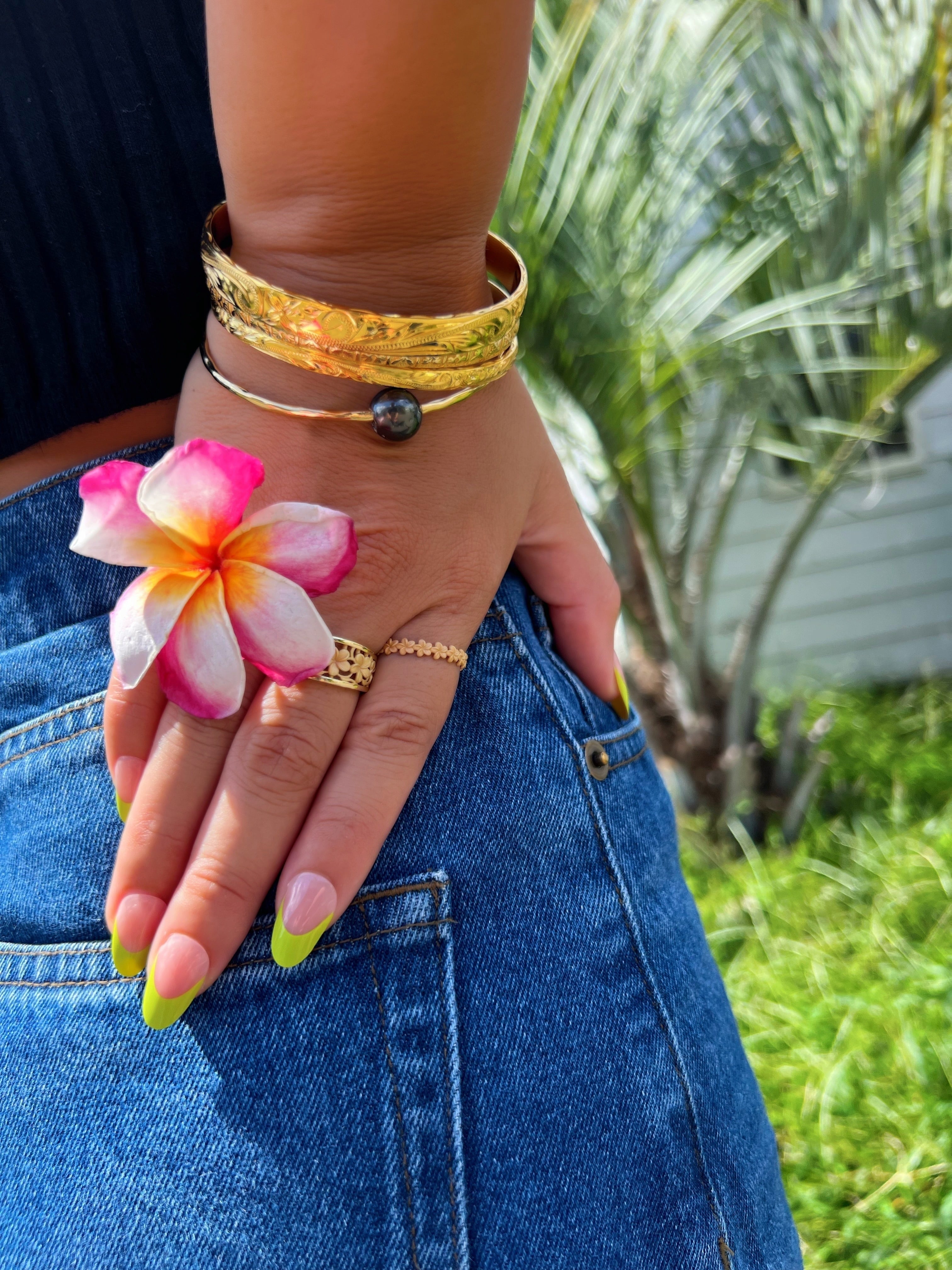 Plumeria ring Hawaiianjewelry(ハワイアンジュエリープルメリア Plumeria ring Hawaiianjewelry(ハワイアンジュエリープルメリア