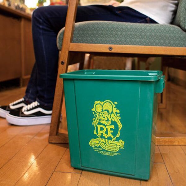 MOONEYES Trash Bin ムーンアイズ トラッシュビン ゴミ箱 バケツ Rat