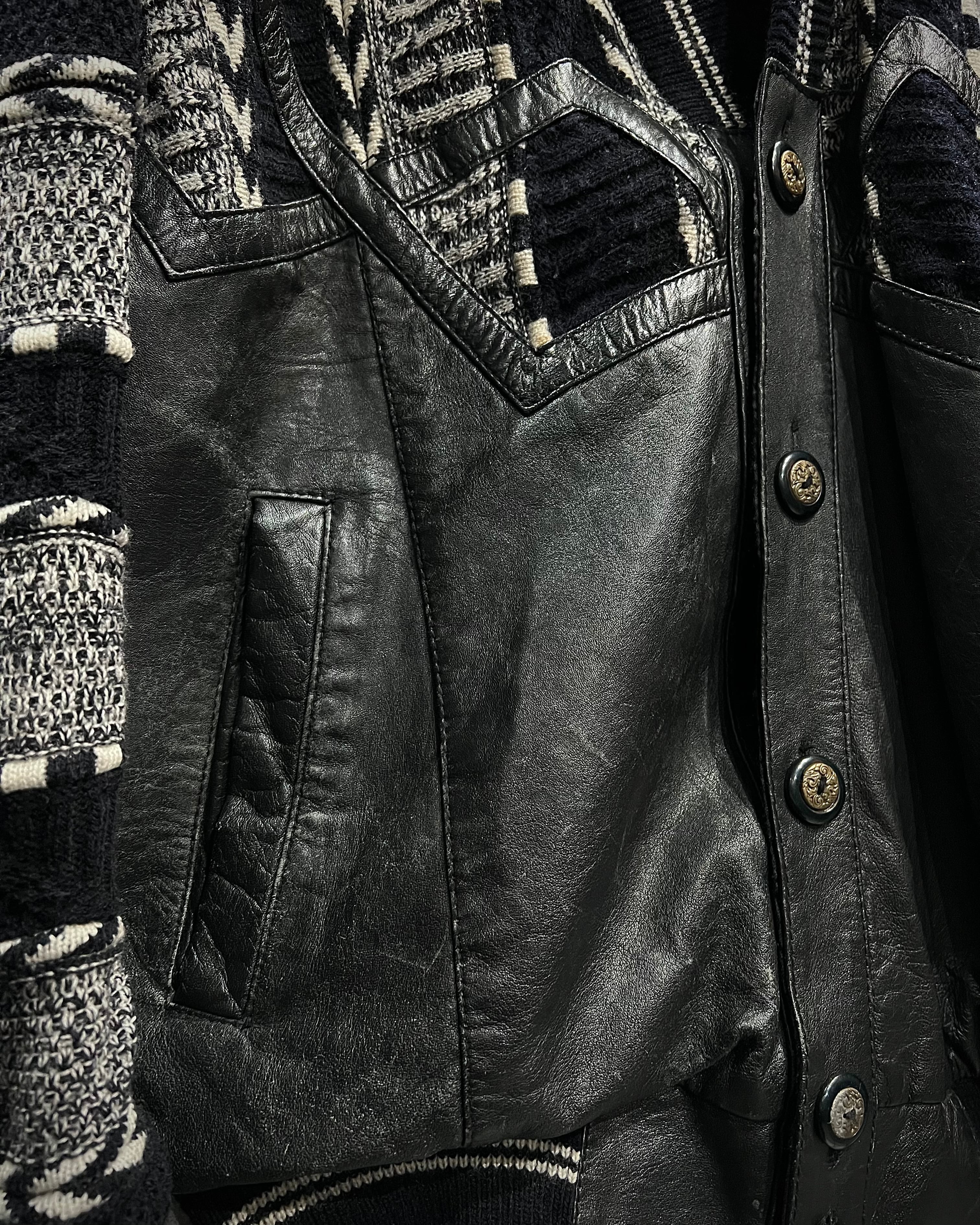 レトロ 古着 マルチカラー 立体 3D デザイン ユーロ調 カーディガン 下北沢 レトロ古着 デザイン マルチカラー3D 立体 ニット カーディガン 下北沢