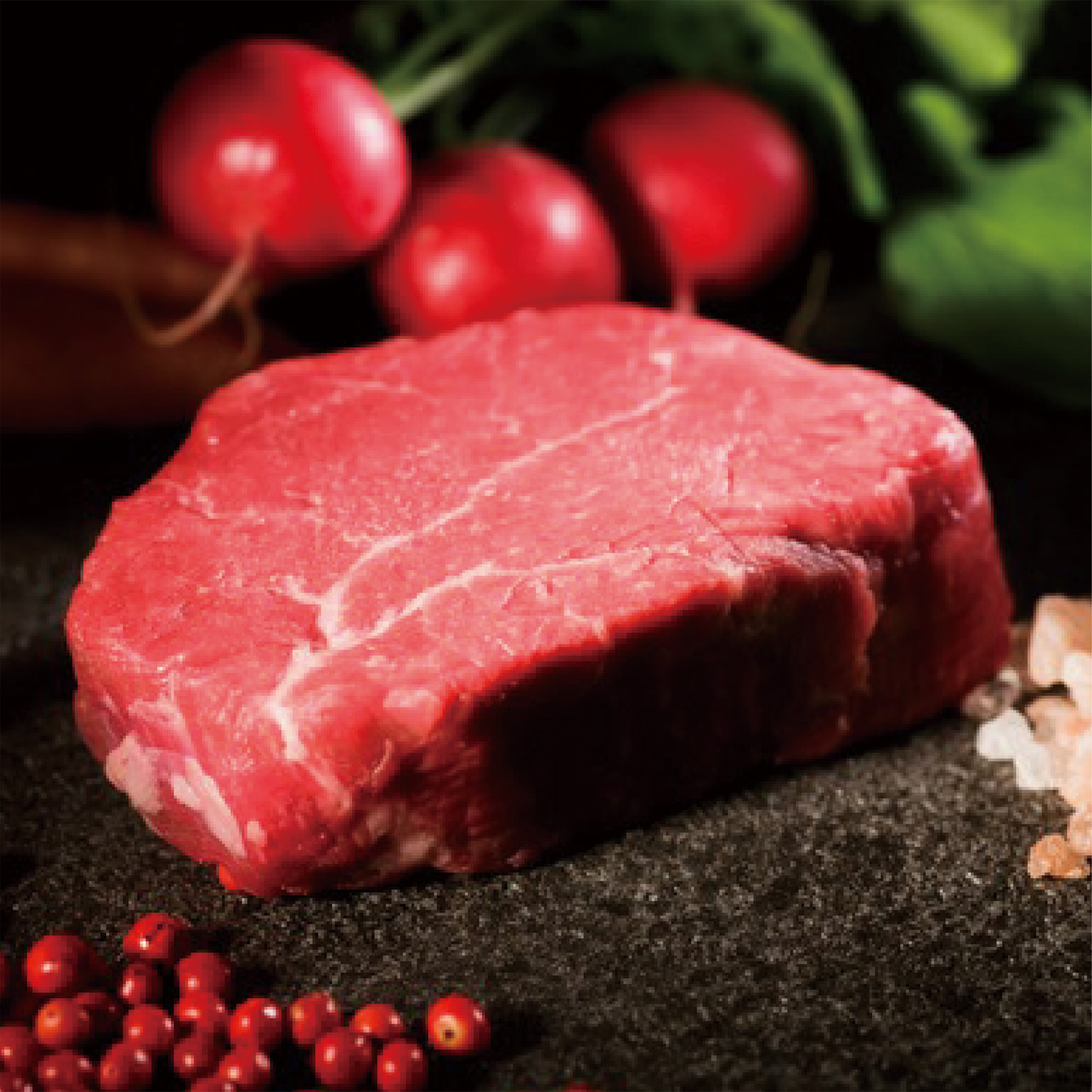 《送料無料》グラスフェッドビーフ!プレミアムフィレ/ヒレステーキ 360g(180g×2p)