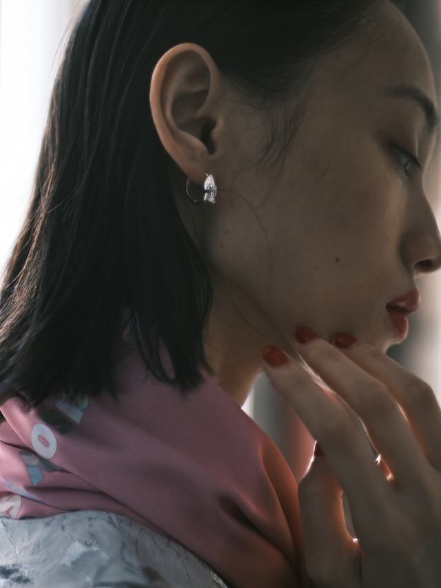 Jelly Fish／BLUG Hoop earring