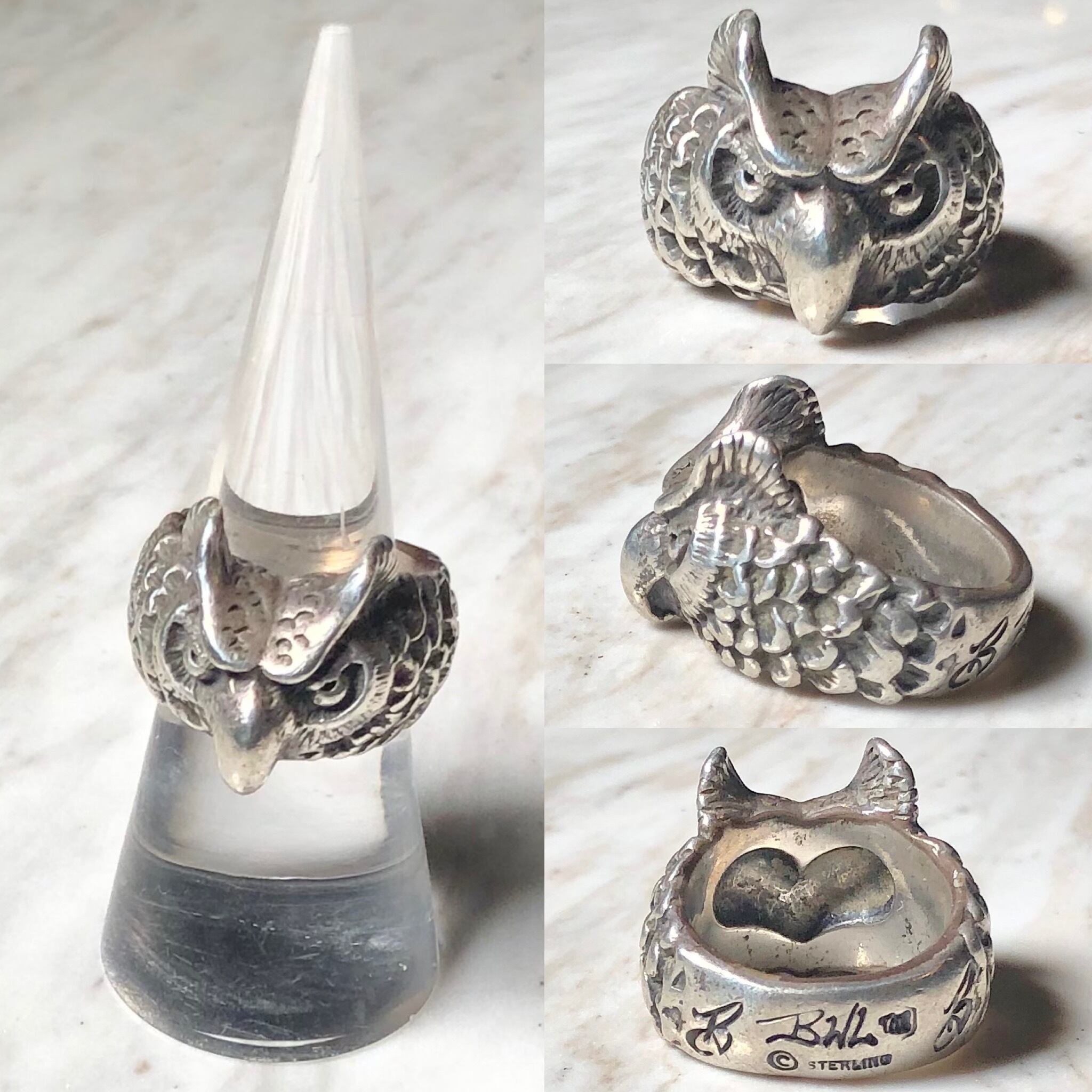 BILL WALL LEATHER silver ring 