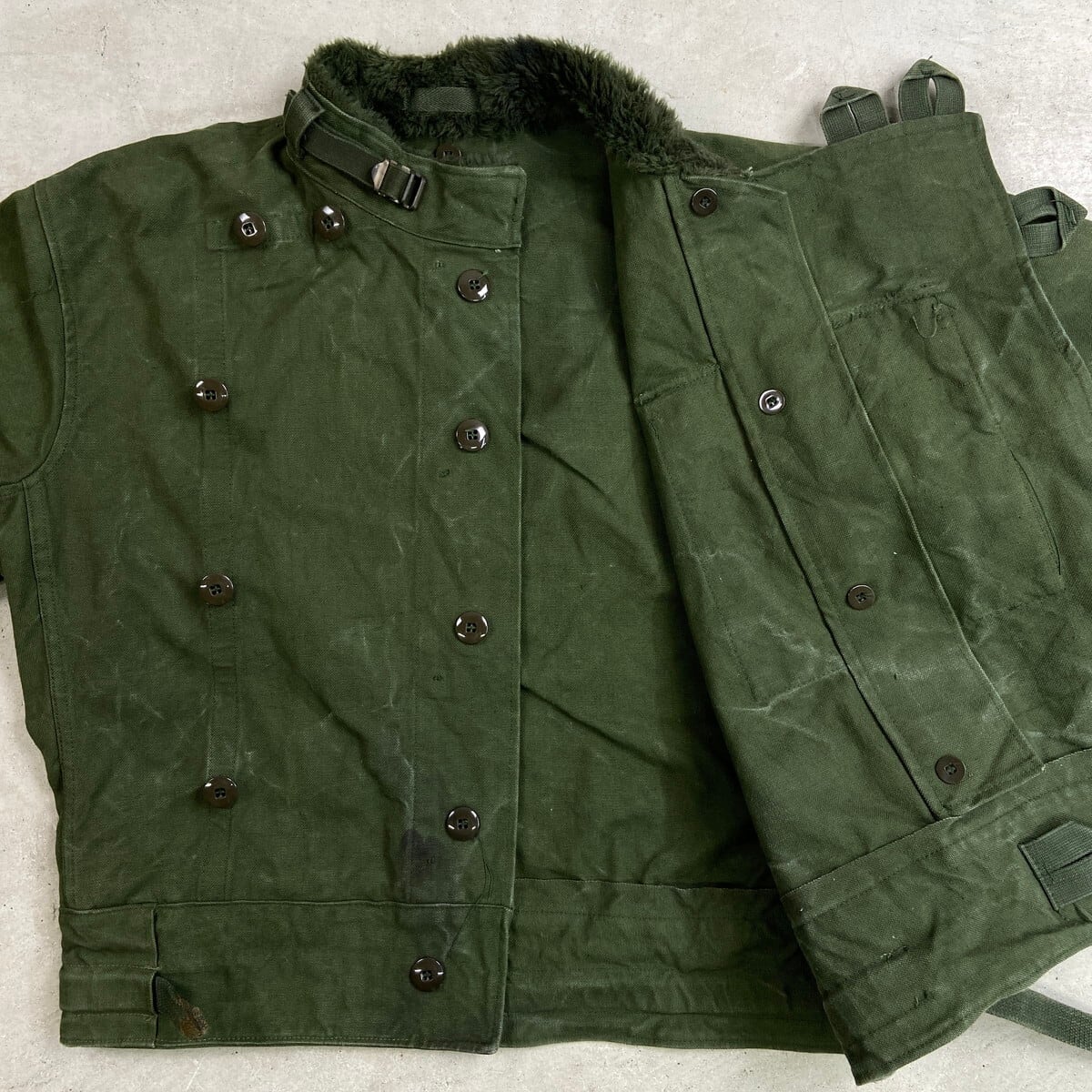 70年代 スウェーデン軍 モーターサイクルジャケット 短丈 メンズXL相当