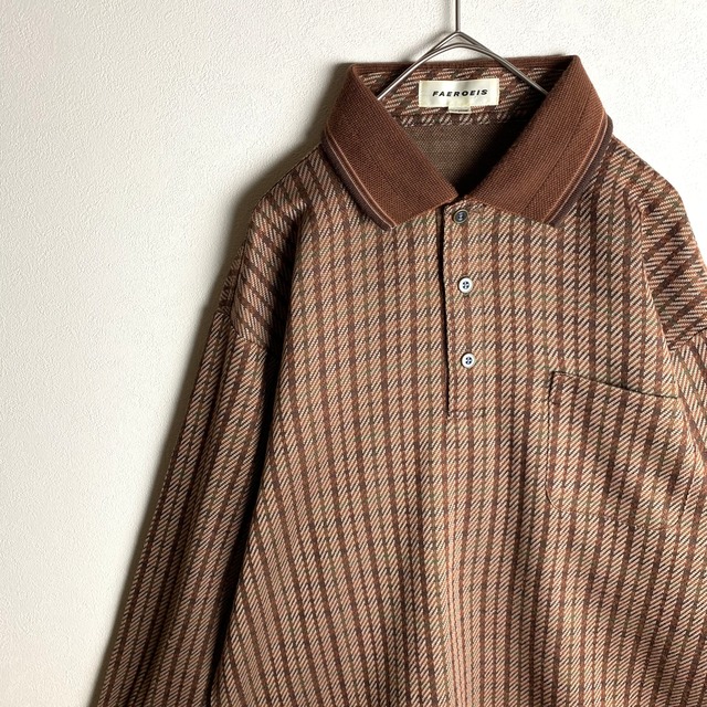 ～"long sleeve polo shirt" stripe～