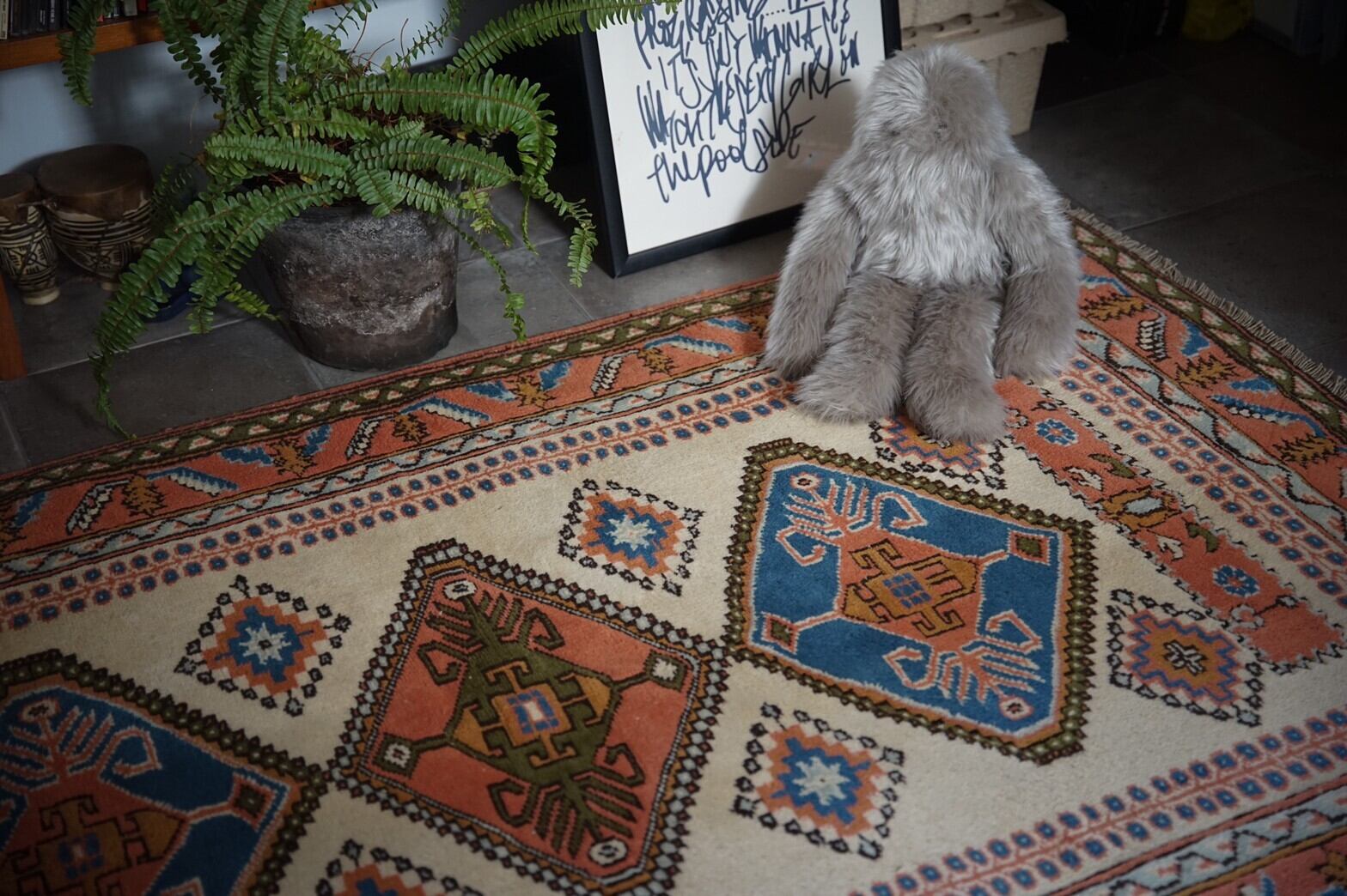 104 - Vintage Turkish rug