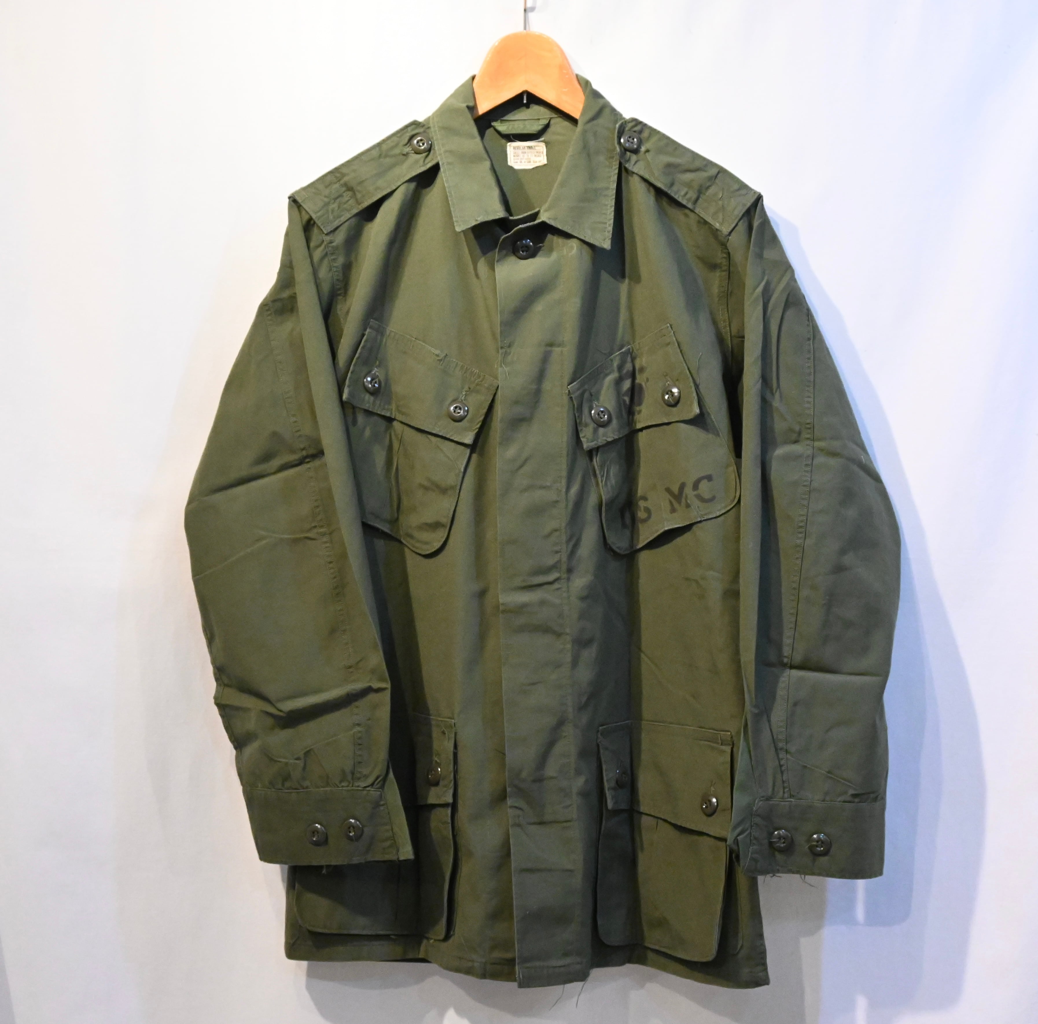 Deadstock U.S.M.C. jungle fatigue jacket 1st アメリカ軍 ジャングル ...