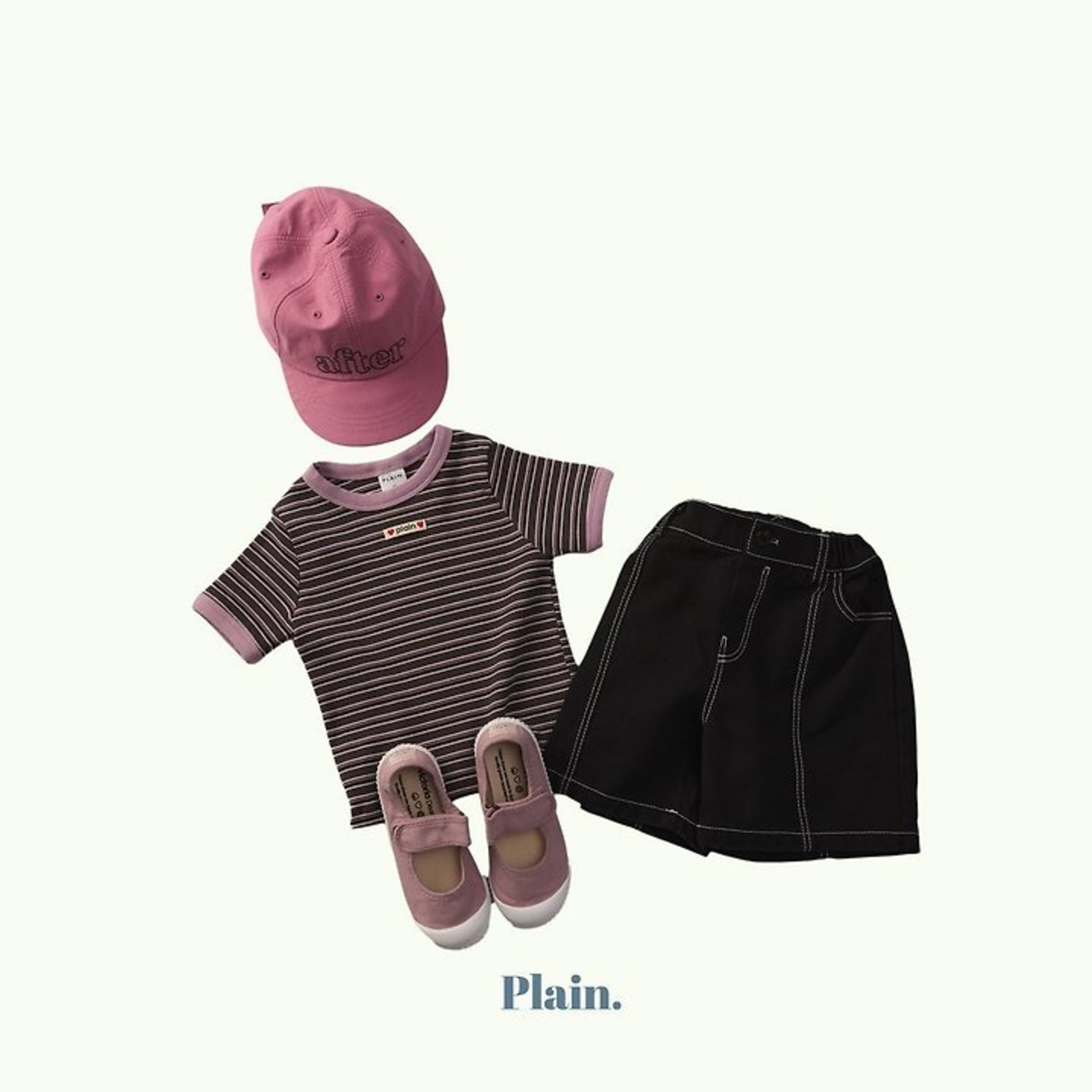 【取寄/韓国直送】Plain. 26/SM ステッチバミューダパンツ｜夏服｜韓国子供服