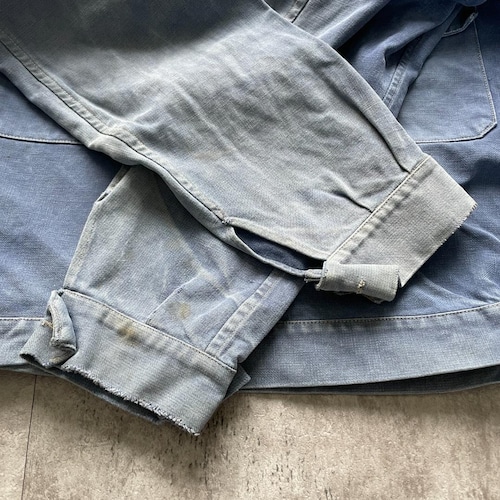 50-60s vigor フェード コットンツイル メカニックジャケット 詳細写真9