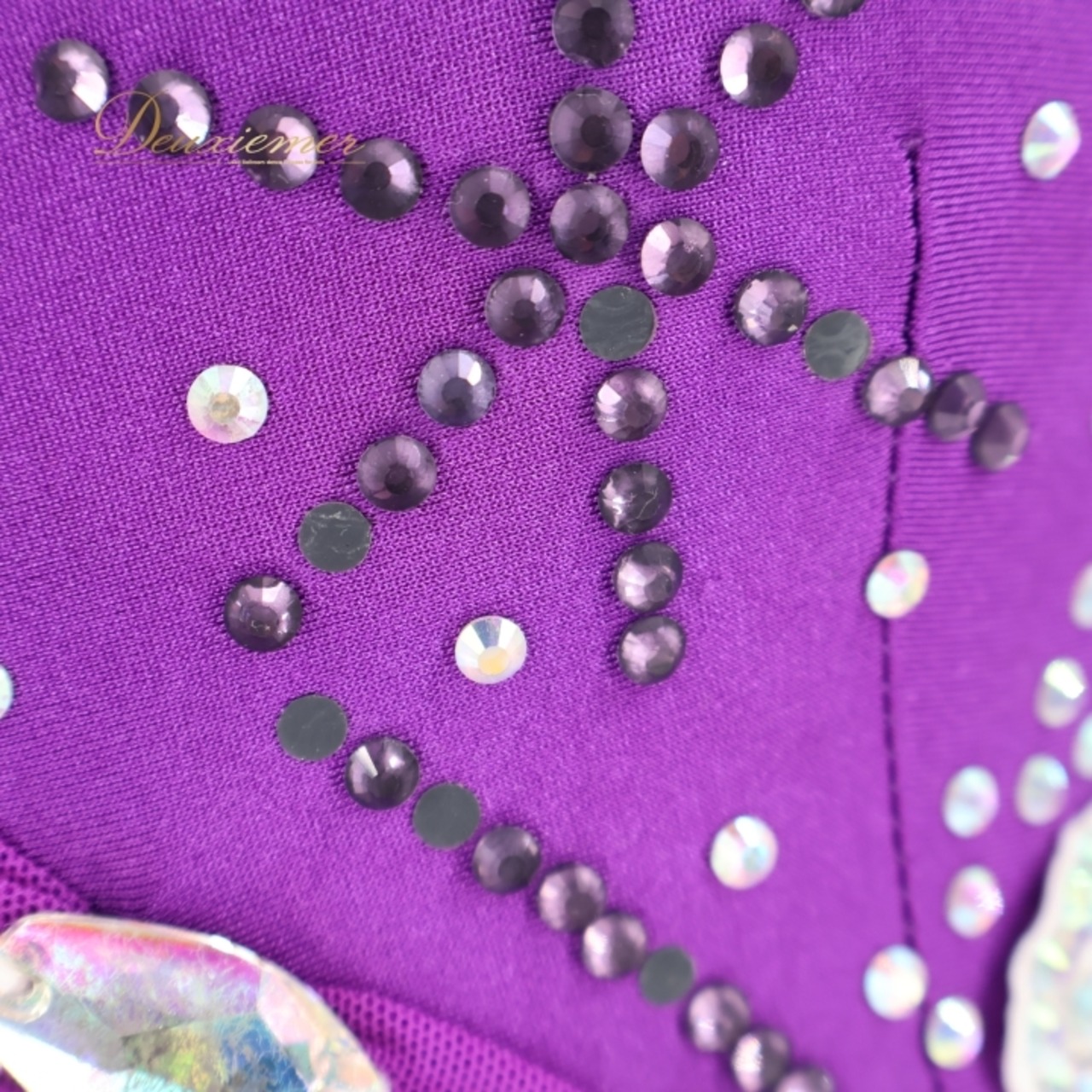 社交ダンス 衣装 スタンダードドレス ワンピース ドレス スタンダード デモ 競技 フロート レース フリル 花柄 パーティ 発表会 紫 forever フォーエバー パープル系 スタイル おしゃれ フォーマル スカート ふんわり パープル ダンス イベント 可愛い 上品 競技用 ドレッシー