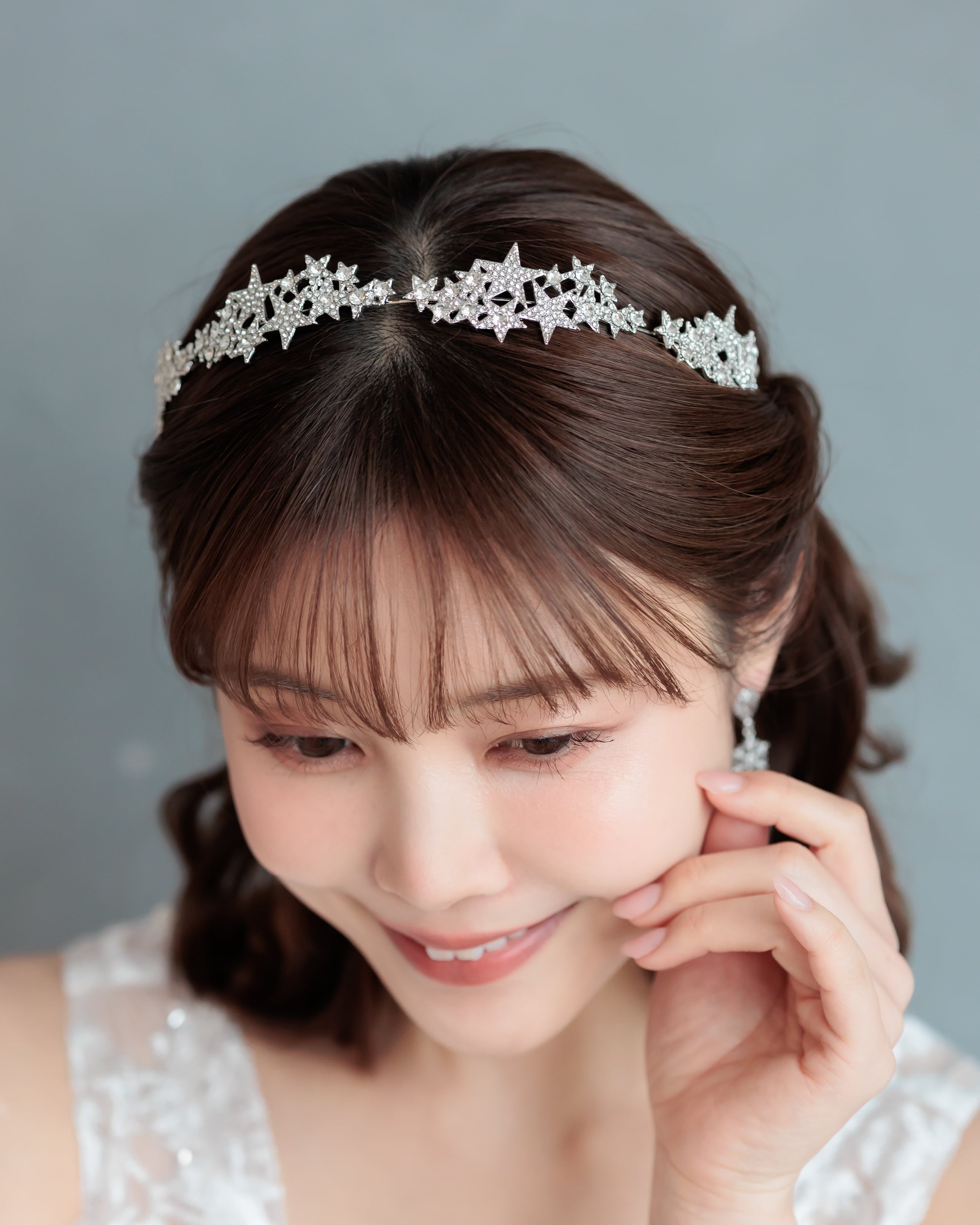 スターダストカチューシャウェディング【AH2512-06】