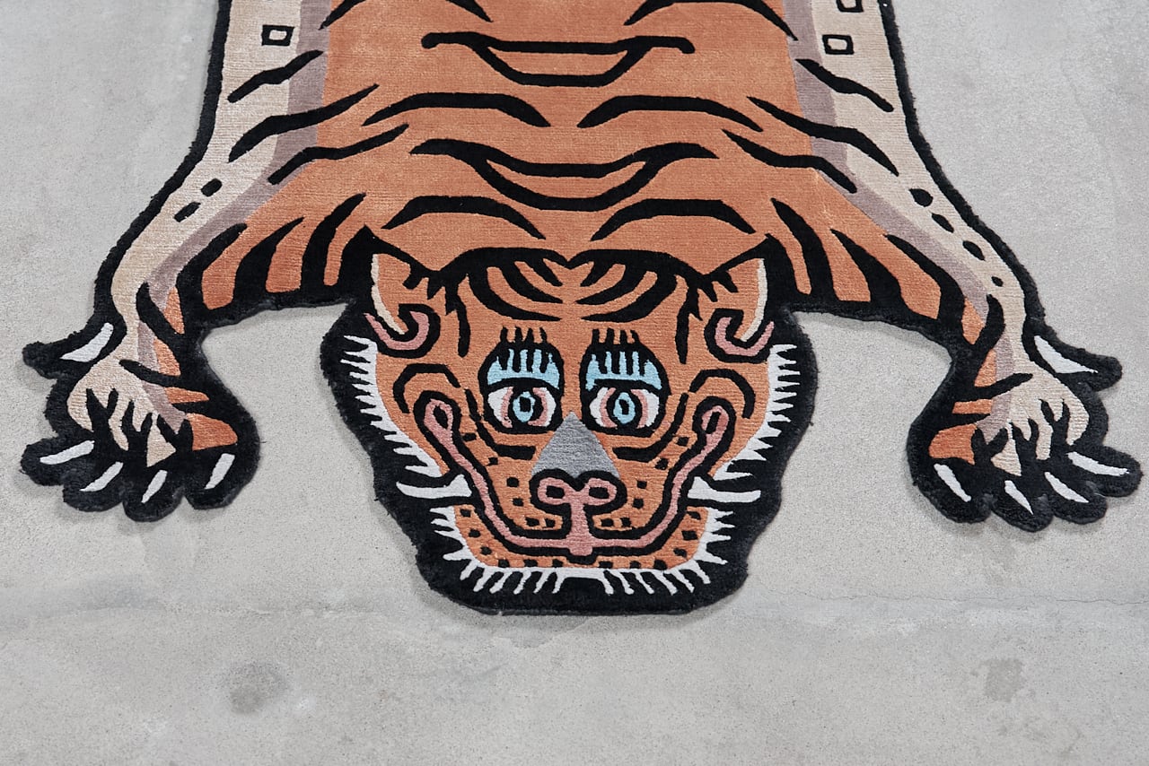 Tibetan Tiger Rug 《Mサイズ•シルク・オリジナル3・トラディショナル