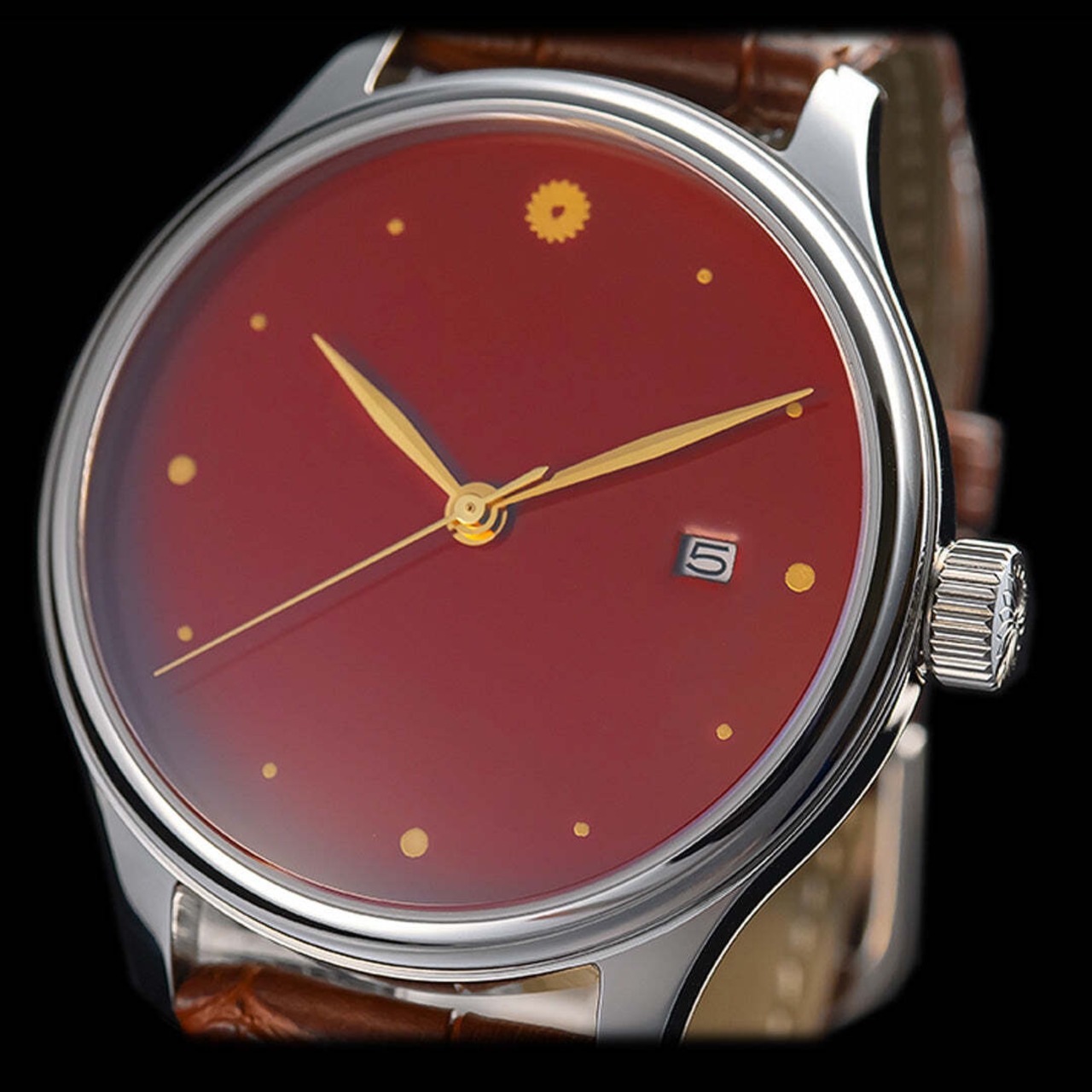 ドリームウォッチ・漆・赤 シルバー