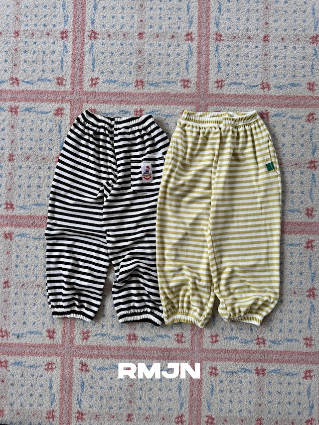 【取寄】ramijini|rhythm vans stripe pants|リズムバンズストライプパンツ|S-JM|kids&jr|26 autumn