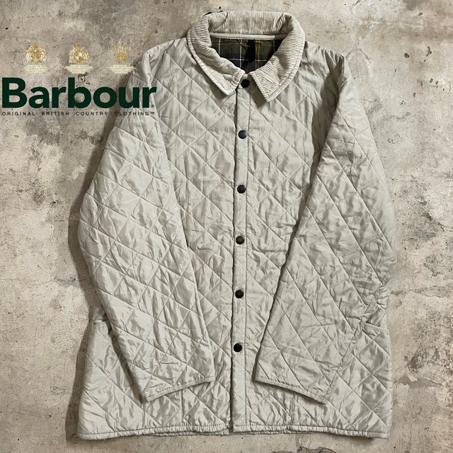 〖BARBOUR〗made in England quilting jacket/バブアー 英国製 キルティング ジャケット/xlsize/#0703/osaka