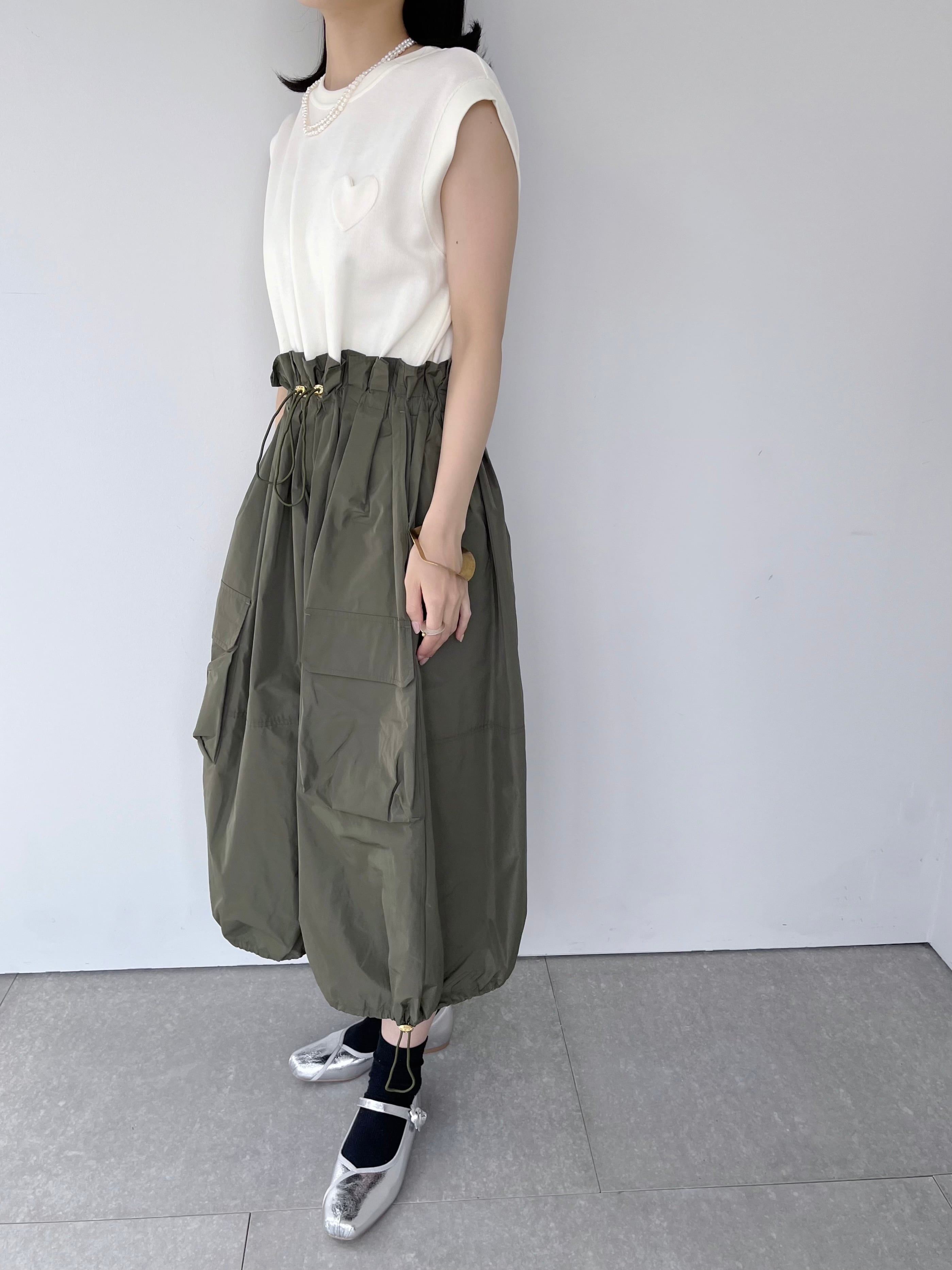 MUVEIL ハートパッチワンピース | KOKO