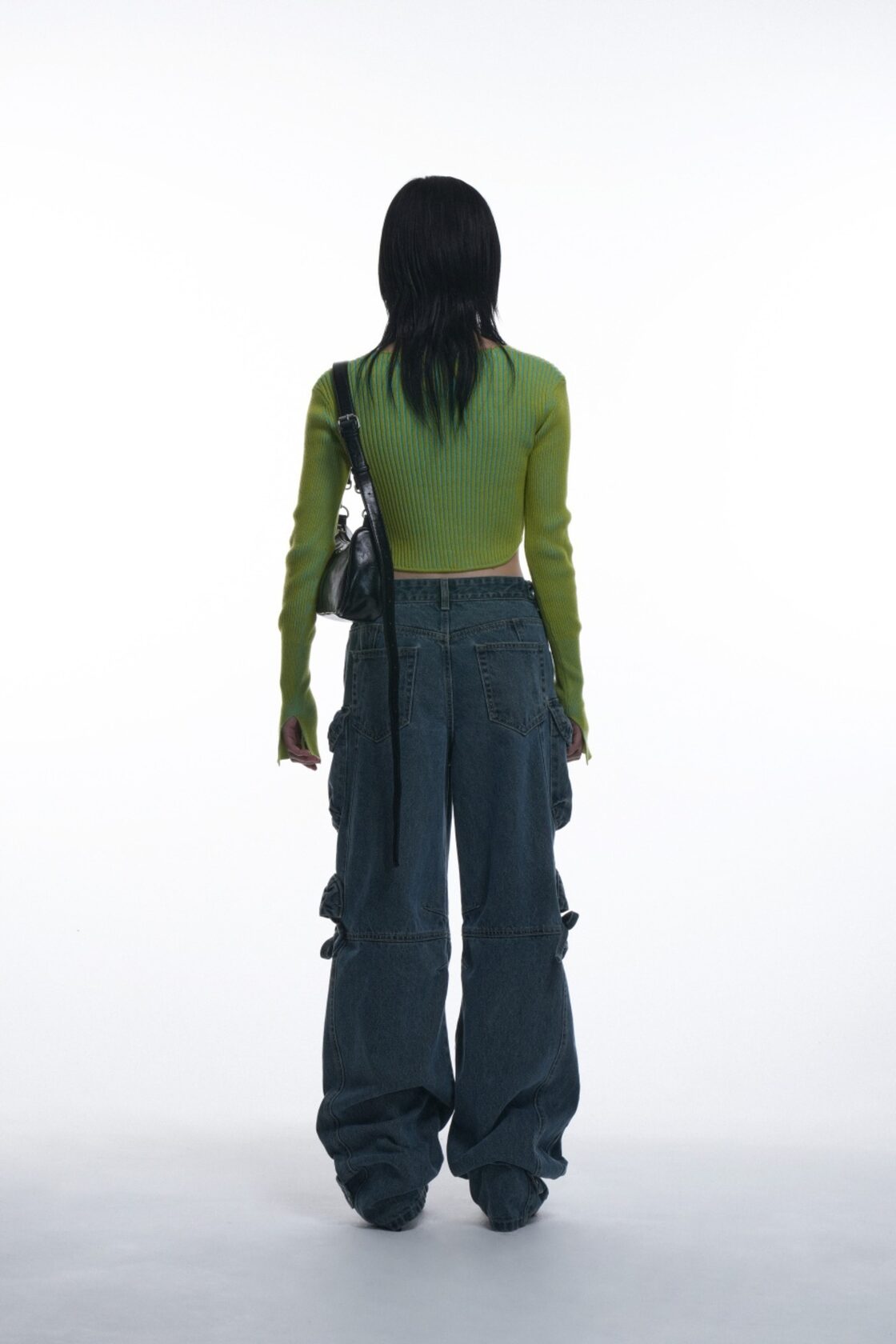 GRAILZ] SLIM RIBBED KNIT CARDIGAN [YELLOW] | Pay ID