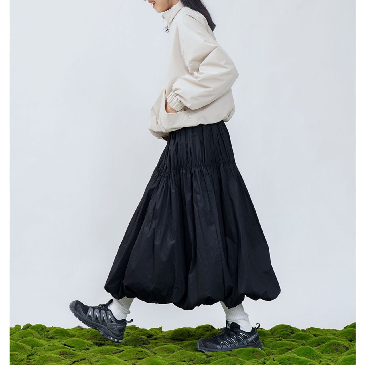 ギャザーバルーンスカート N20009