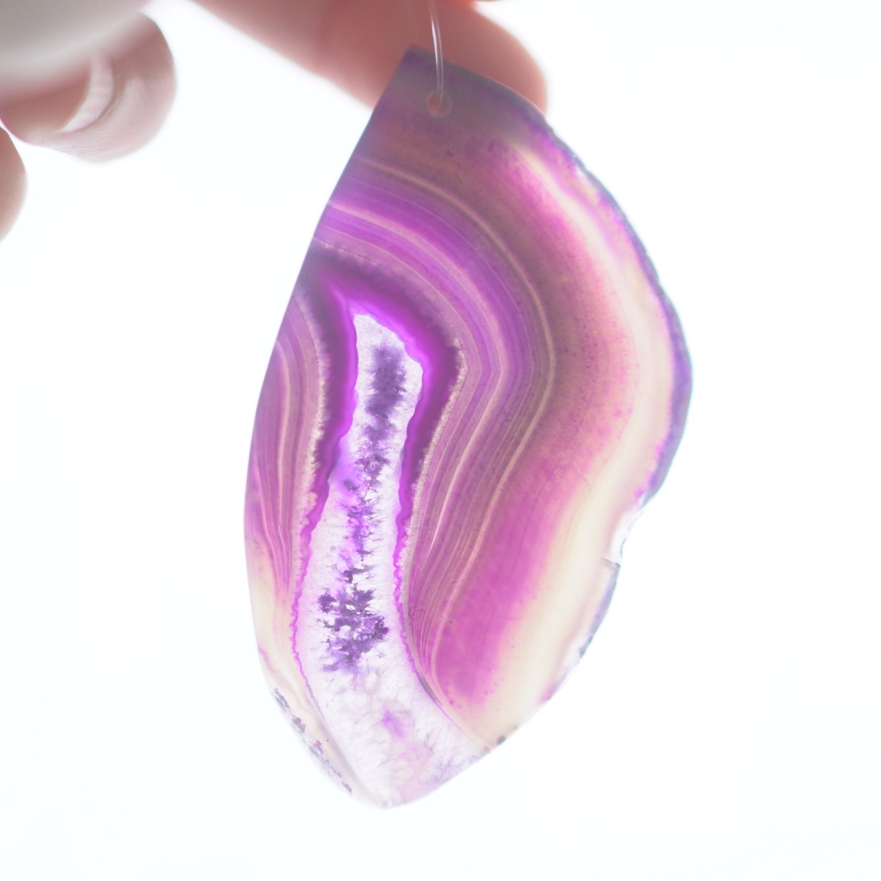 Clear Rainbow 16 - アゲートヒーリングチャイム / Agate Sun Catcher Wind Chime 539