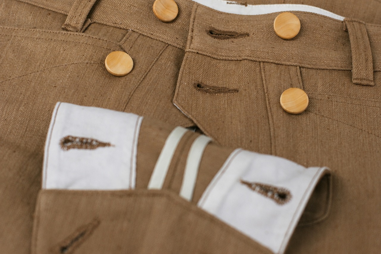 【ASEEDONCLÖUD】 Merchant Hae trousers / Brown