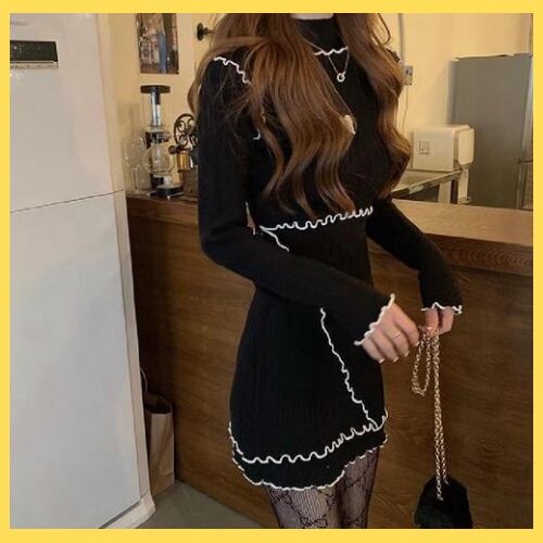 ワンピース/あざとハート(ブラック)