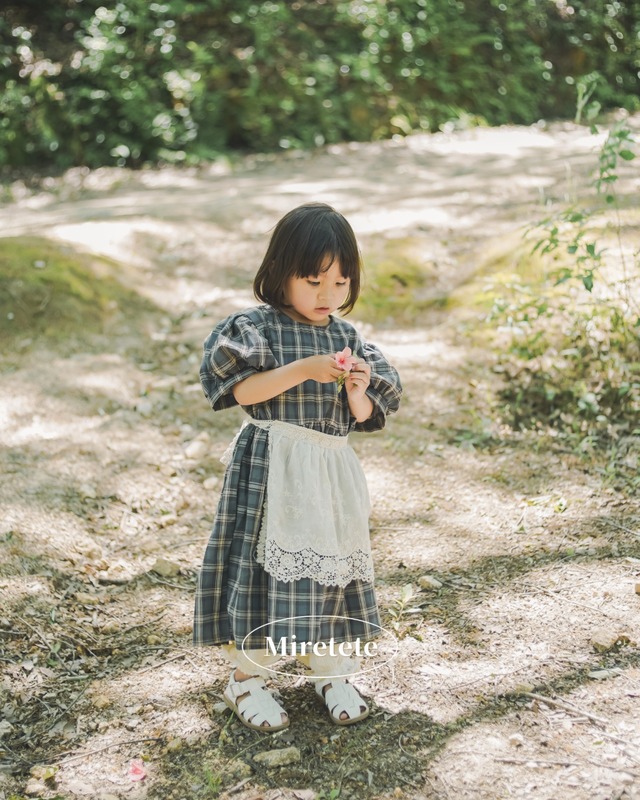 【取寄】落ち着いたbluecheckで上品なワンピース、セットアップ