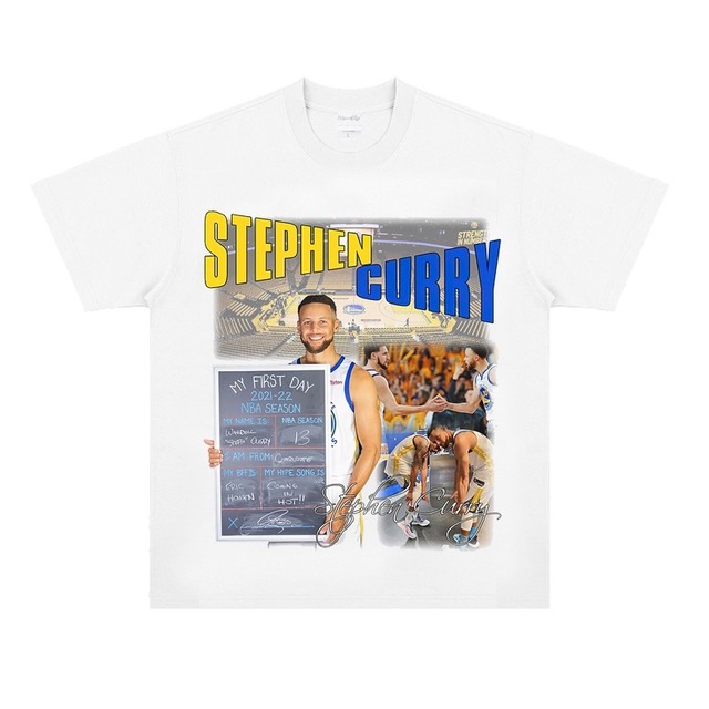 【トップス】 STEPHEN CURRY 上質なコットン半袖Tシャツ2304111045Y