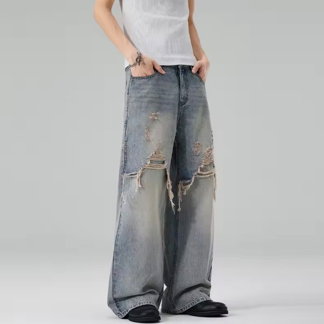 crush baggy jeans