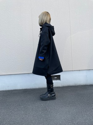 UNFINISHEDワイドパーカーコート