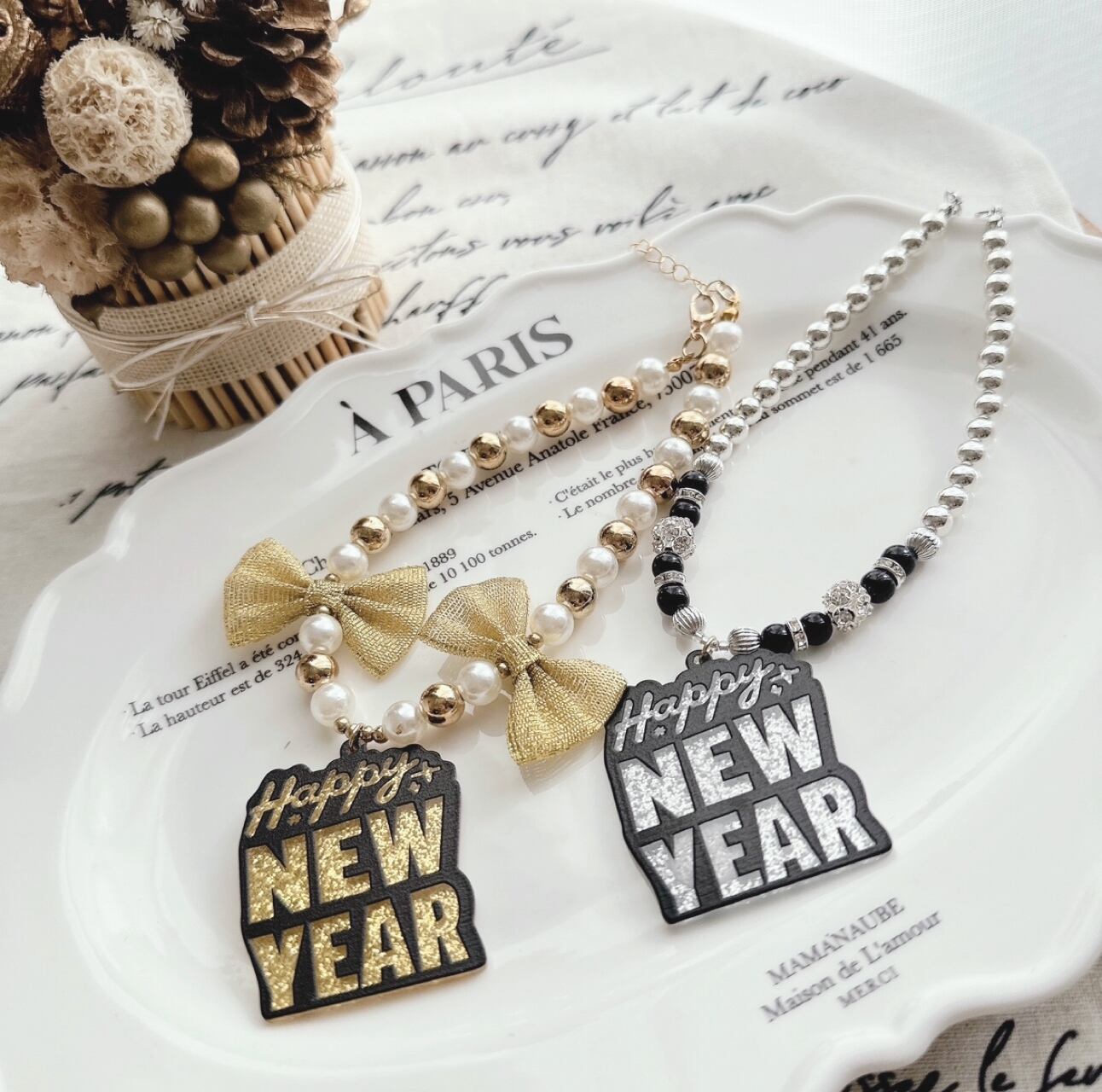 キラキラNEW YEARネックレス