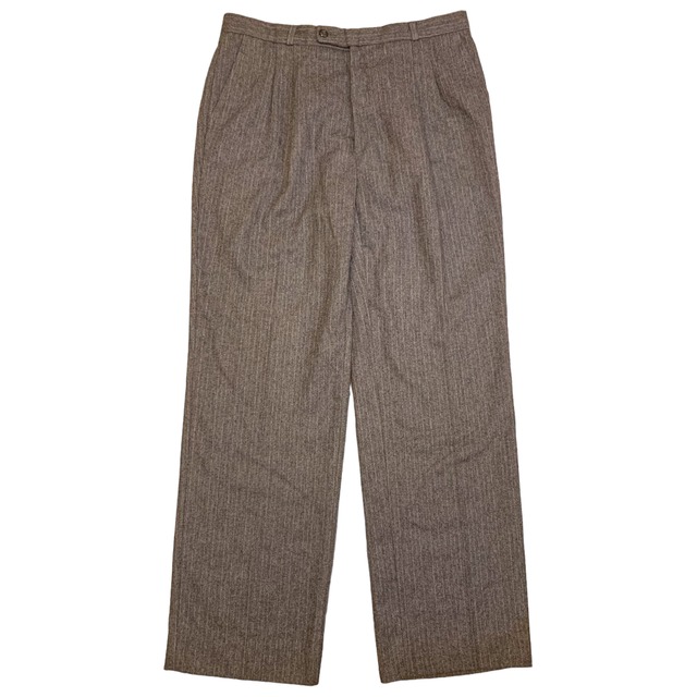 ［極上］EURO Wool Two Tuck Slacks 46