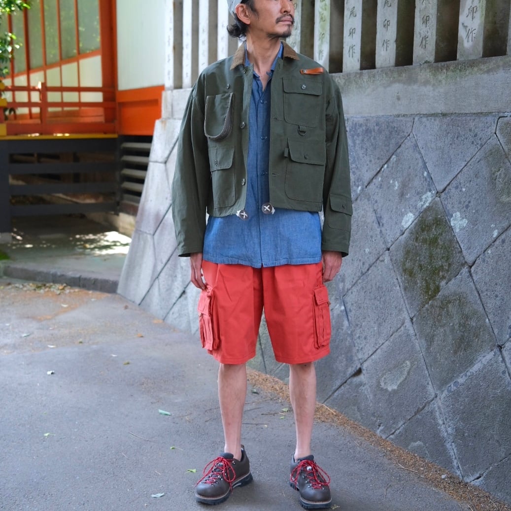 KENNETH FIELD(ケネスフィールド) /限定GUIDE SHORTS Ⅱ TWILL-ORANGE