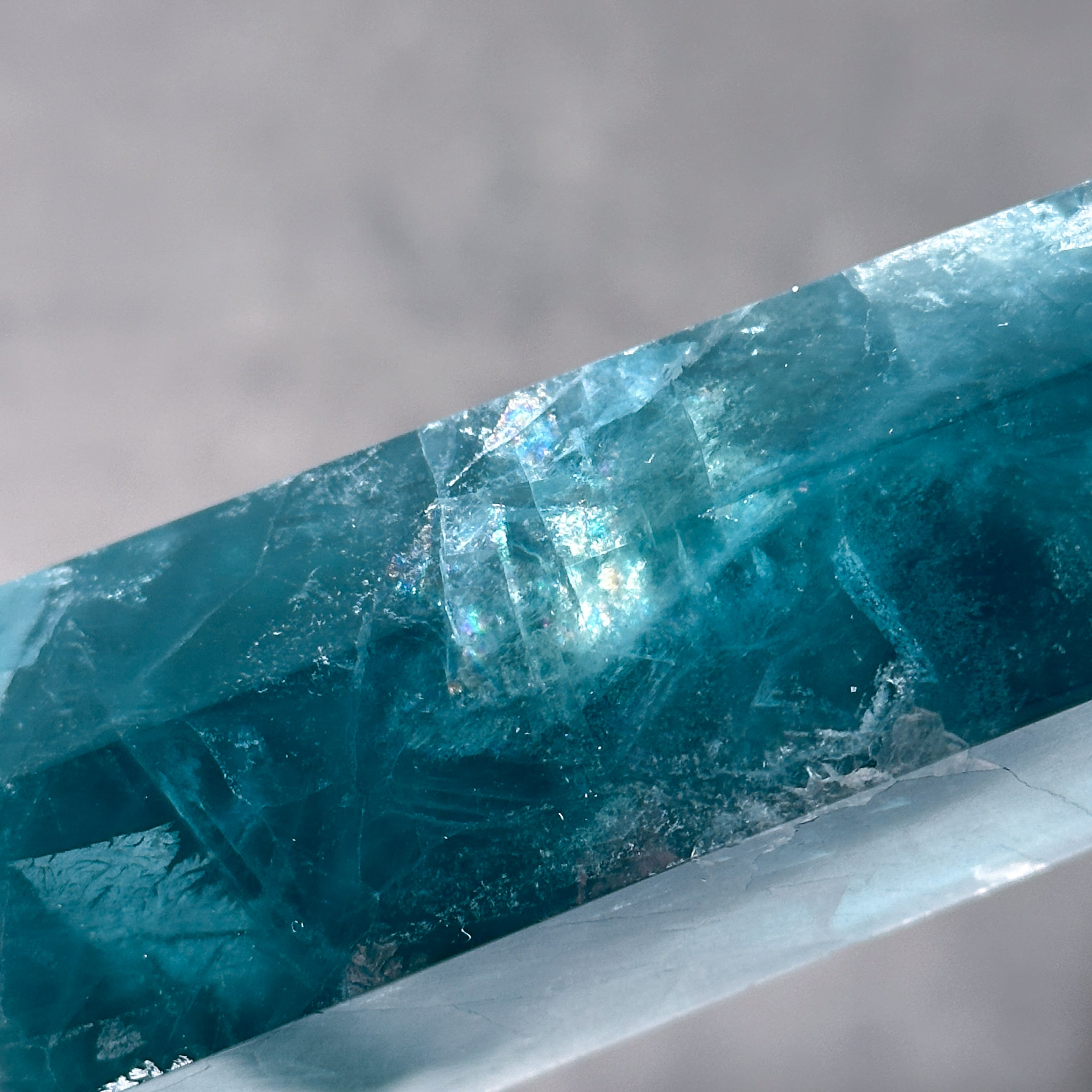 ブルーフローライト タワー型23 ◇ Fluorite ◇天然石・パワーストーン