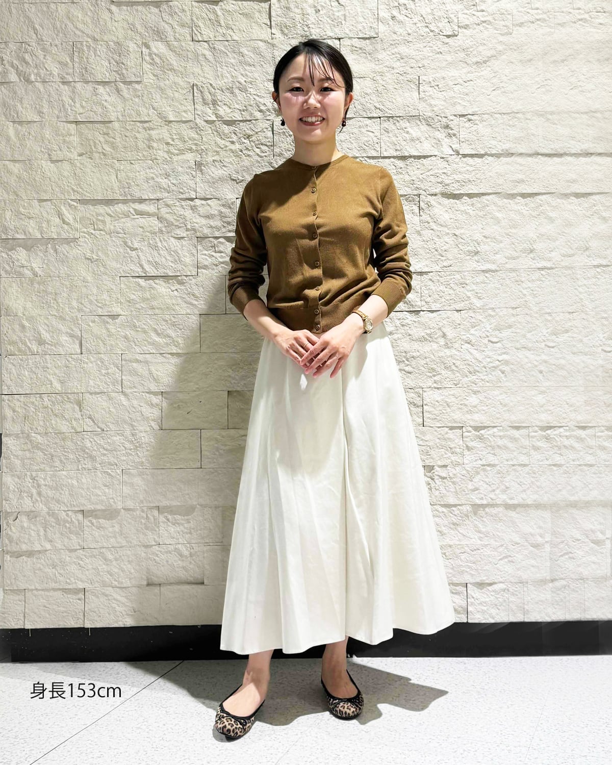 レザー見えラップスカート【 日本製 / 手洗い可】 | 小さいサイズ専門