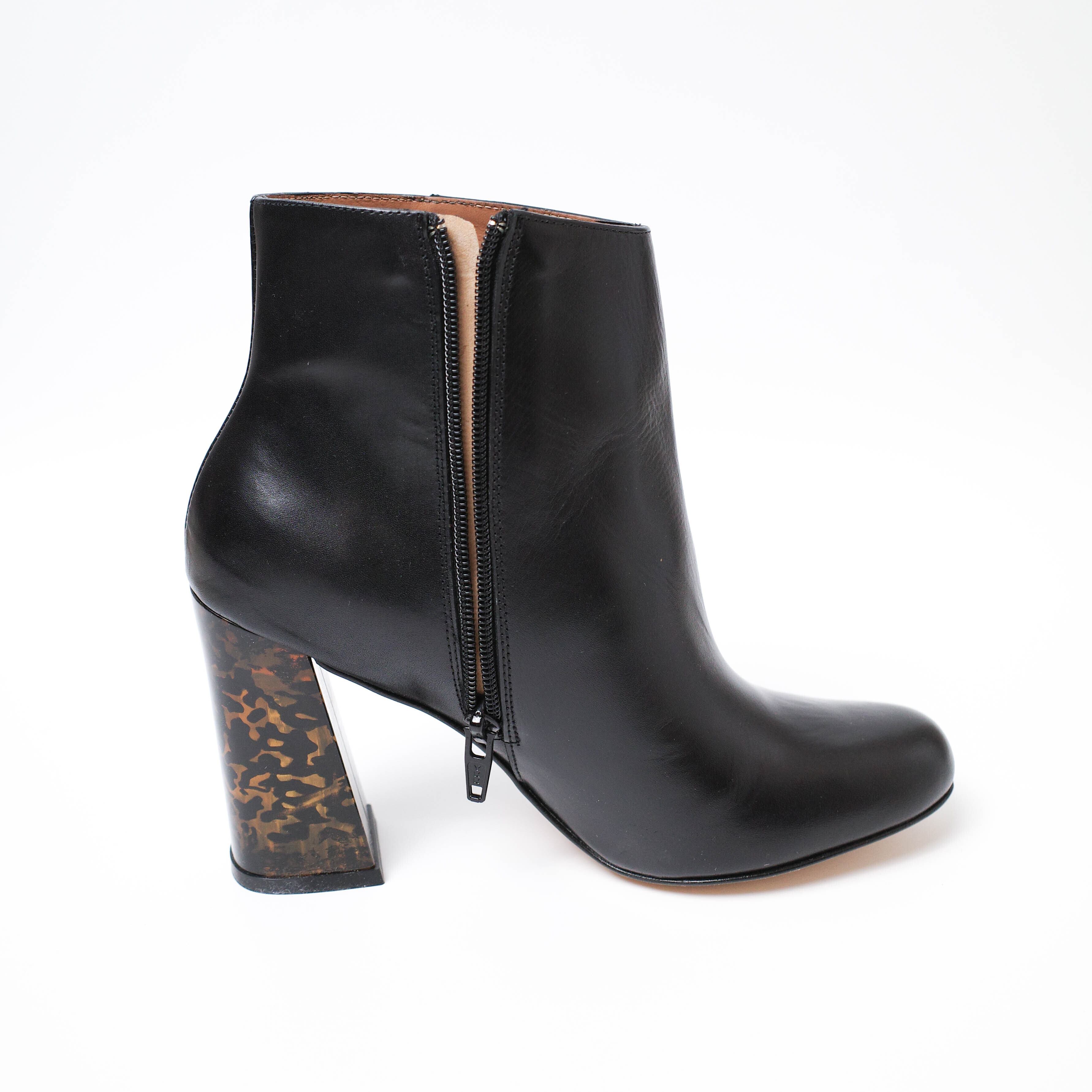 [NEW] STEFANNO BRUNNIS	COW LEATHER DESIGN BOOTS 53184-2-01017