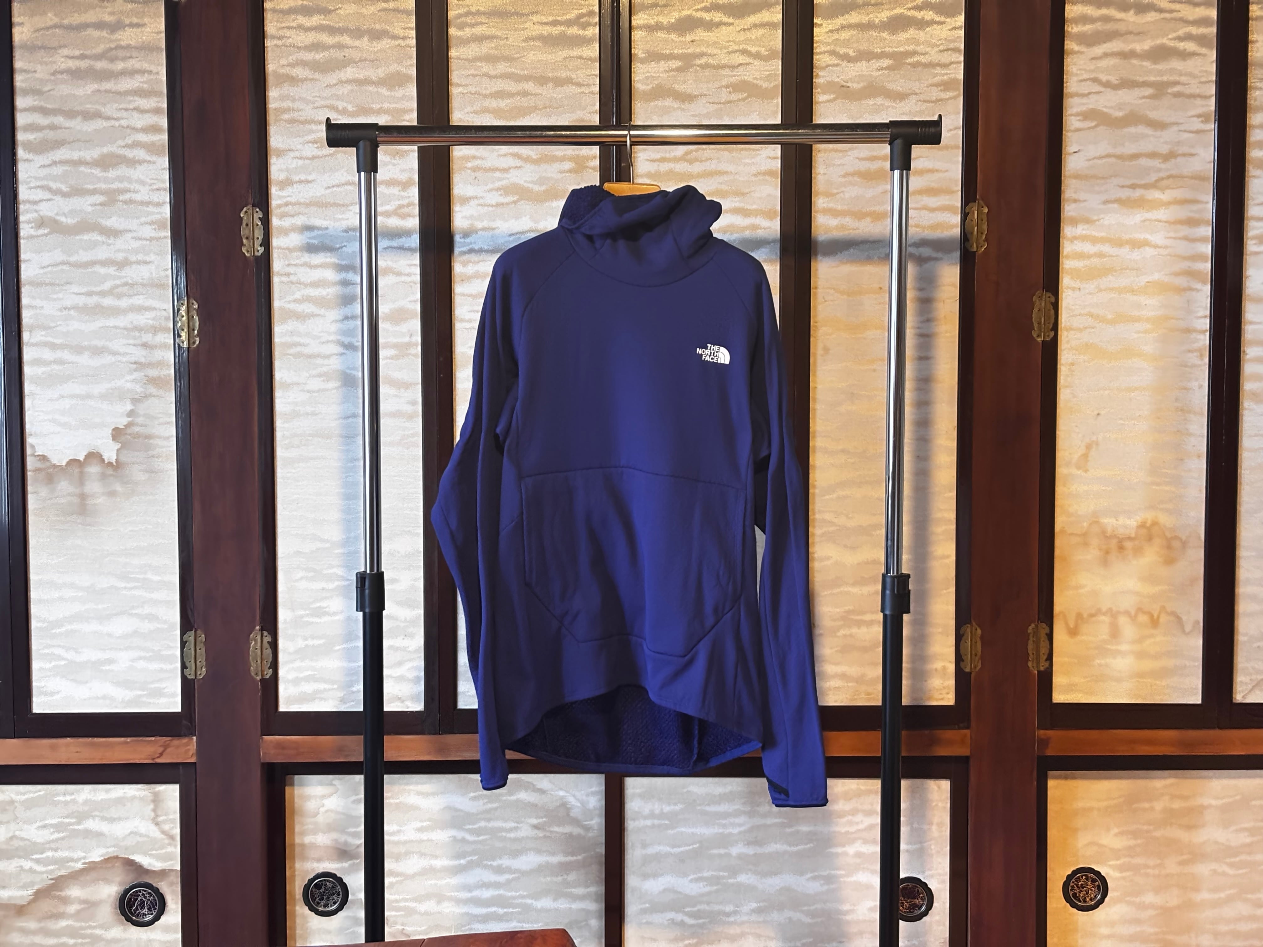 THE NORTH FACE(ノースフェイス) カールサイドグリッドフーディ ボールドブルー