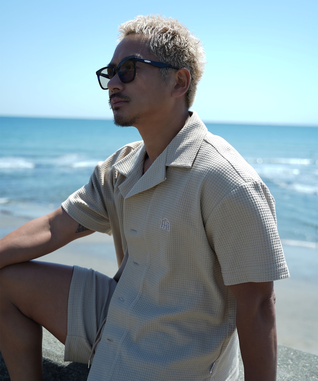 【#Re:room】WAFFLE SHIRTS［RES094］