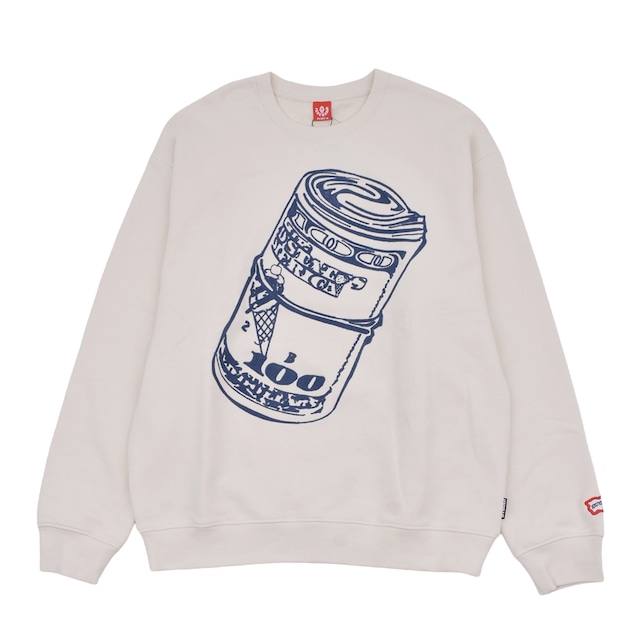 【BILLIONAIRE BOYS CLUB】ROLL CHAINSTITCH EMBROIDERY CREWNECK