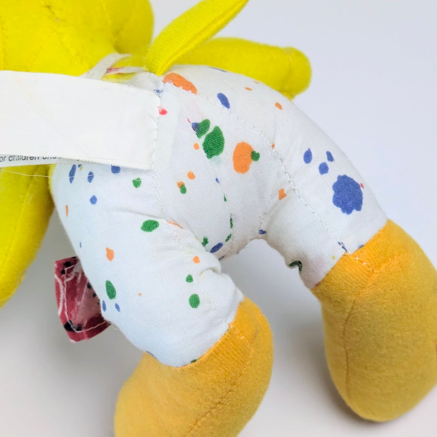 ☆VINTAGE1998☆【 Looney Tunes / ルーニー・テューンズ 】Painter Tweety Bird（ペインター トゥイーティー） プラッシュ / ぬいぐるみ〚アメリカン雑貨 アメトイ〛