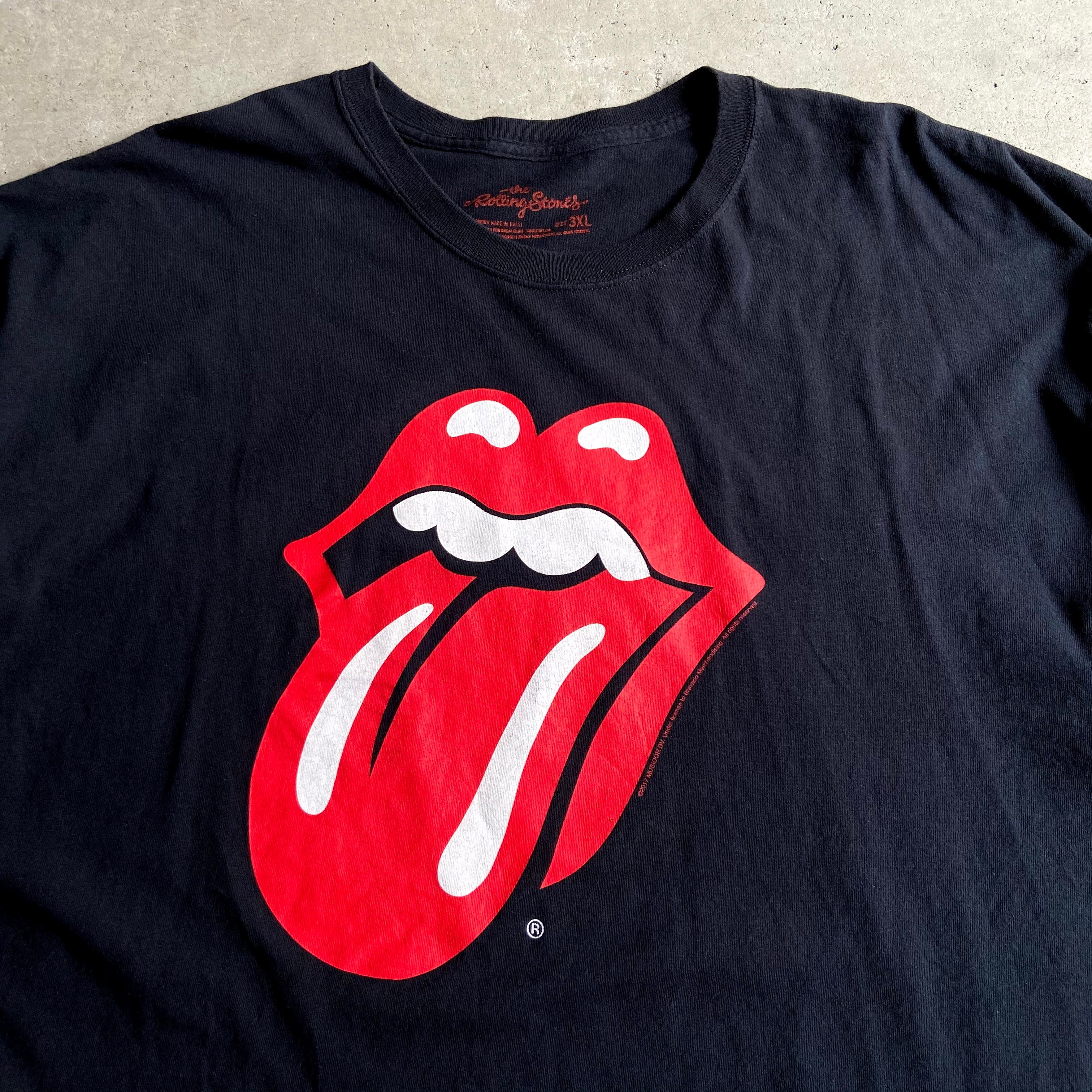 The Rolling Stones ローリングストーンズ ロゴプリント ロゴtシャツ バンドtシャツ メンズ3xl 古着 黒 ブラック Tシャツ Cave 古着屋 公式 古着通販サイト