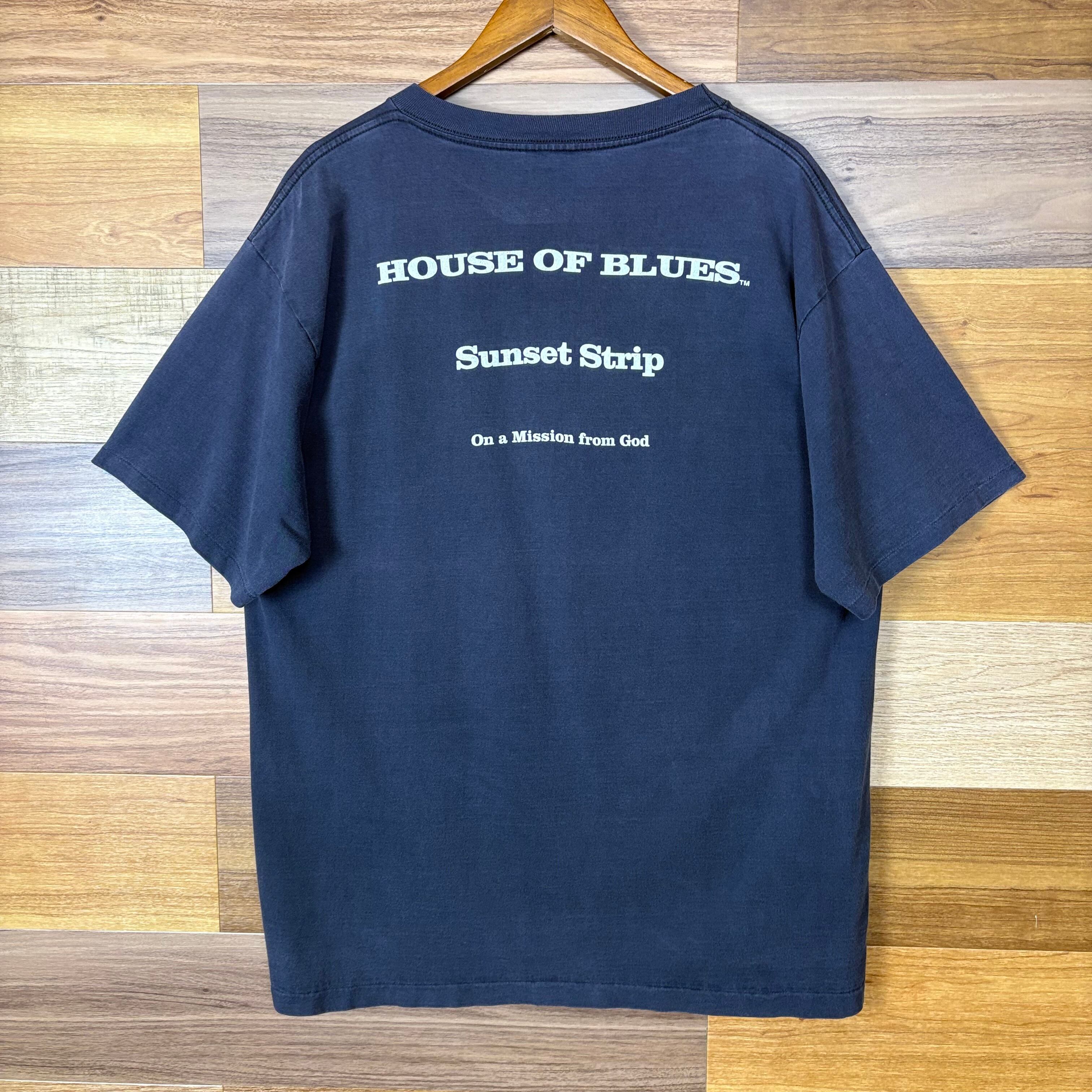 90s HOUSE OF BLUES ブルースブラザーズ T-sh Tシャツ サイズ メンズ