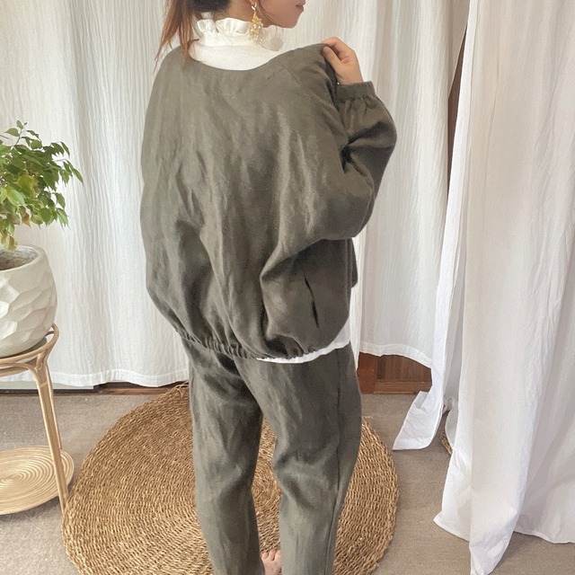 winter linen ↟ アップパンツ ↟