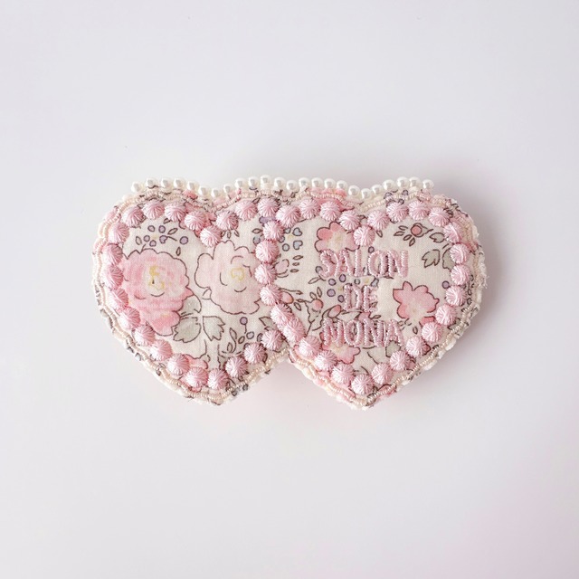 Double Heart Flower ヘアクリップ