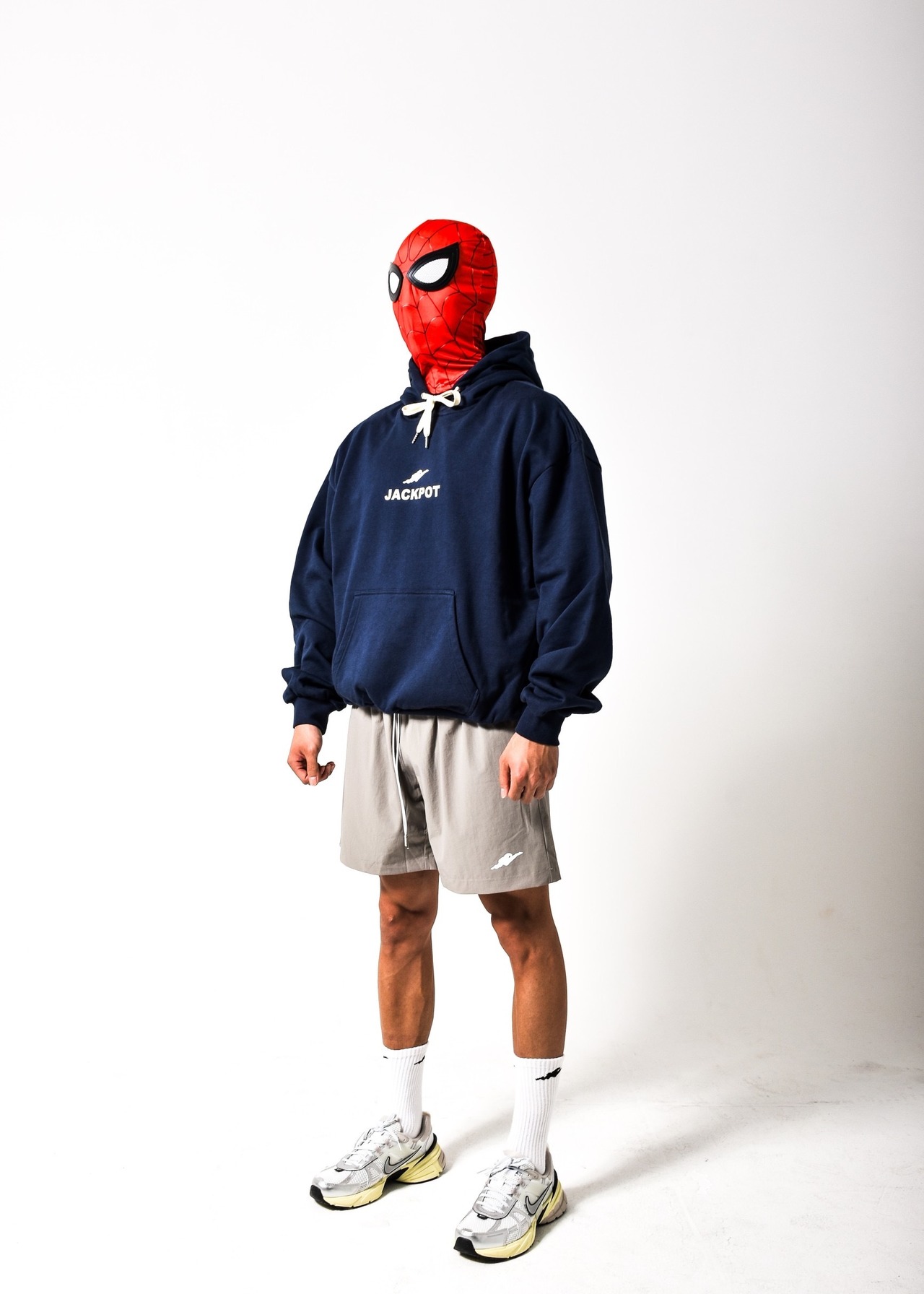 ナイロンショーツ　ライトグレー